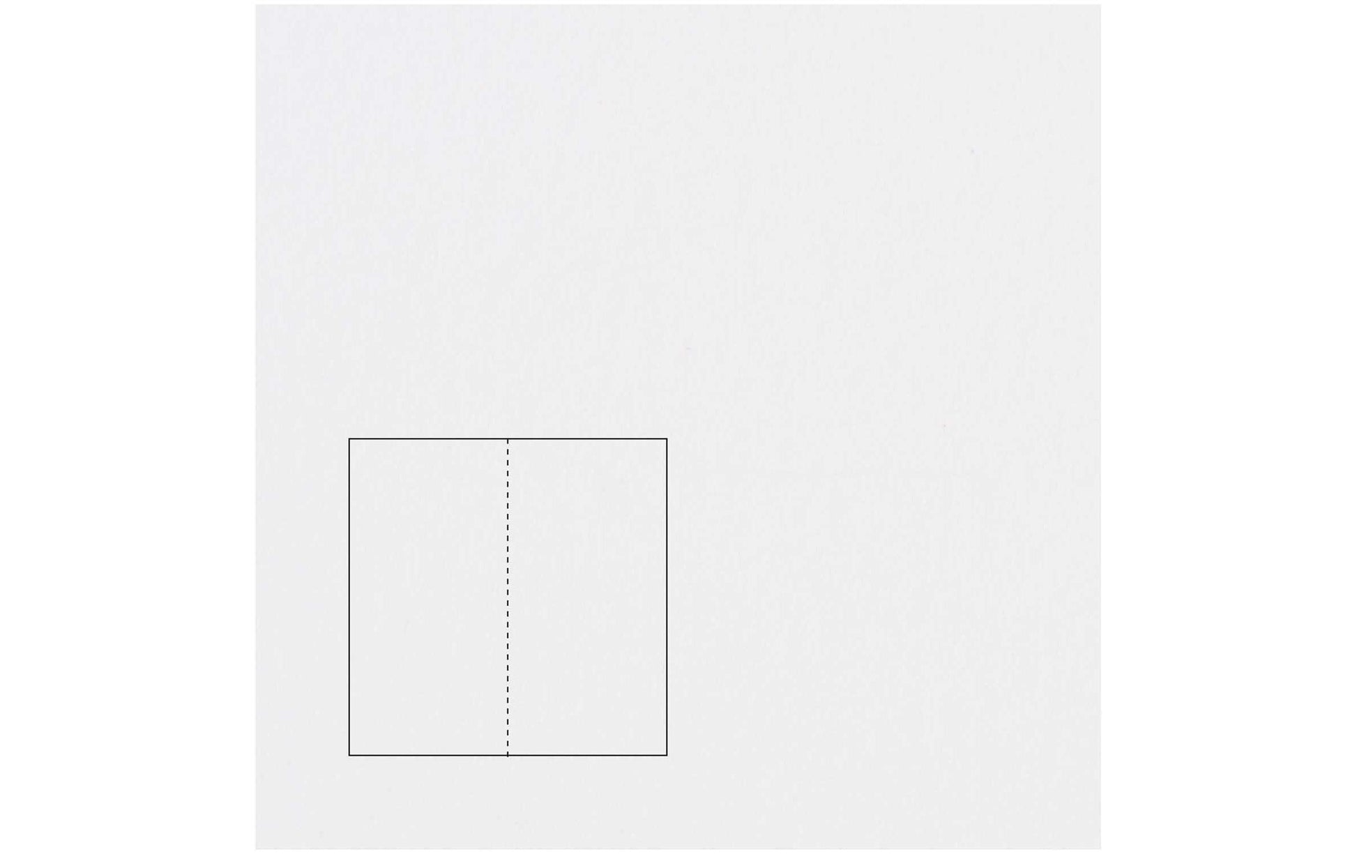 Rico design Klappkarten-Set – A6, 240 g/m² Papier, Weiss – 50 Stk