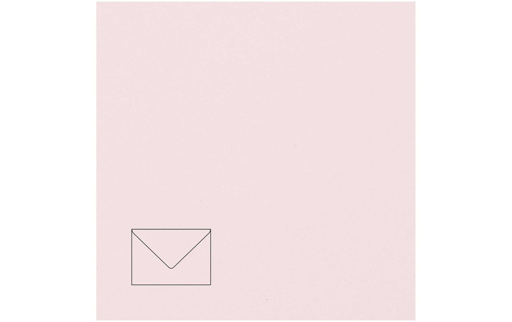 Rico Design Couvert B6, ohne Fenster, rosa, 100 g/m², Papier – 50 Stk.
