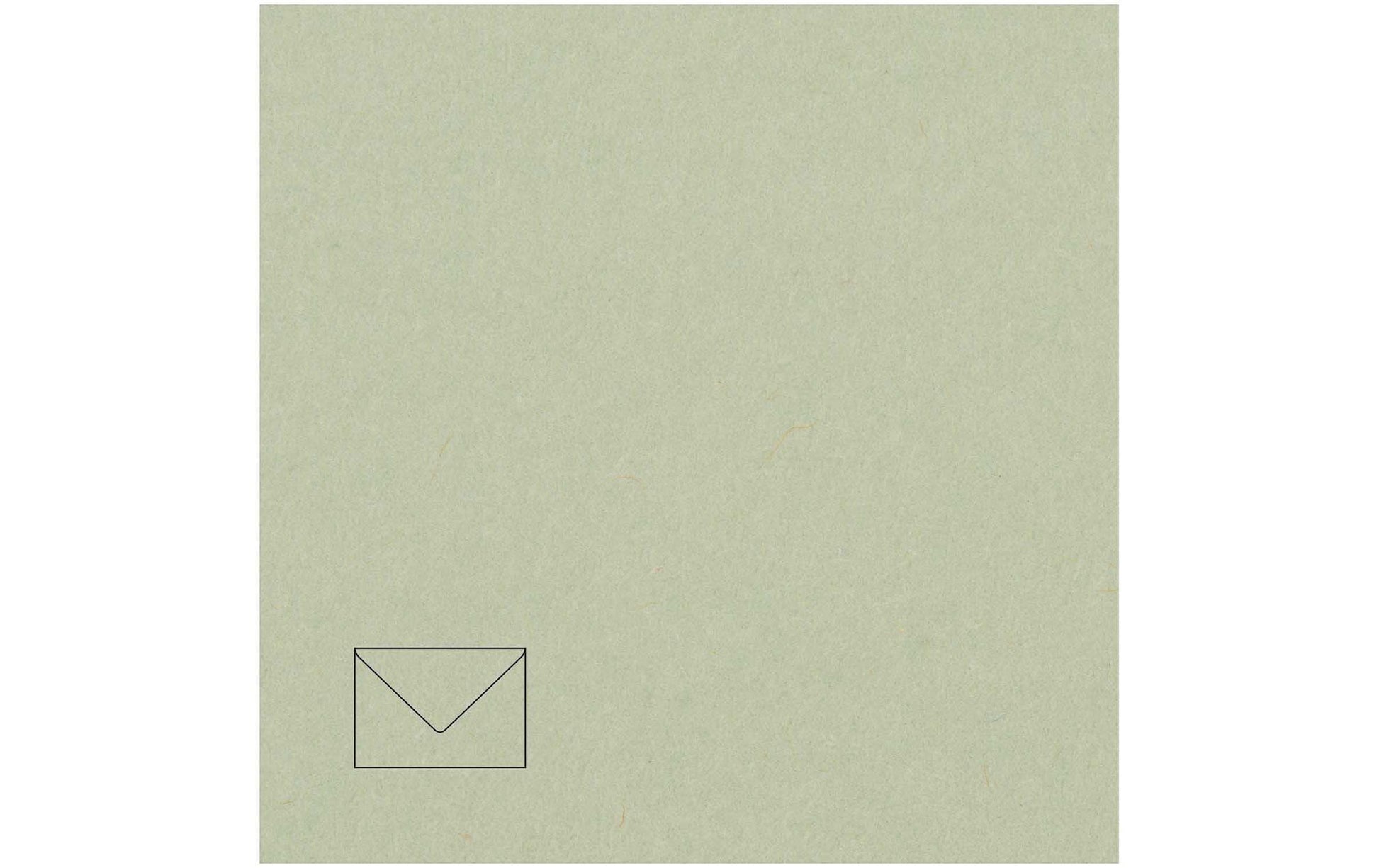 Rico Design Couvert C6, ohne Fenster, lindgrün, 100 g/m² – 50 Stk.