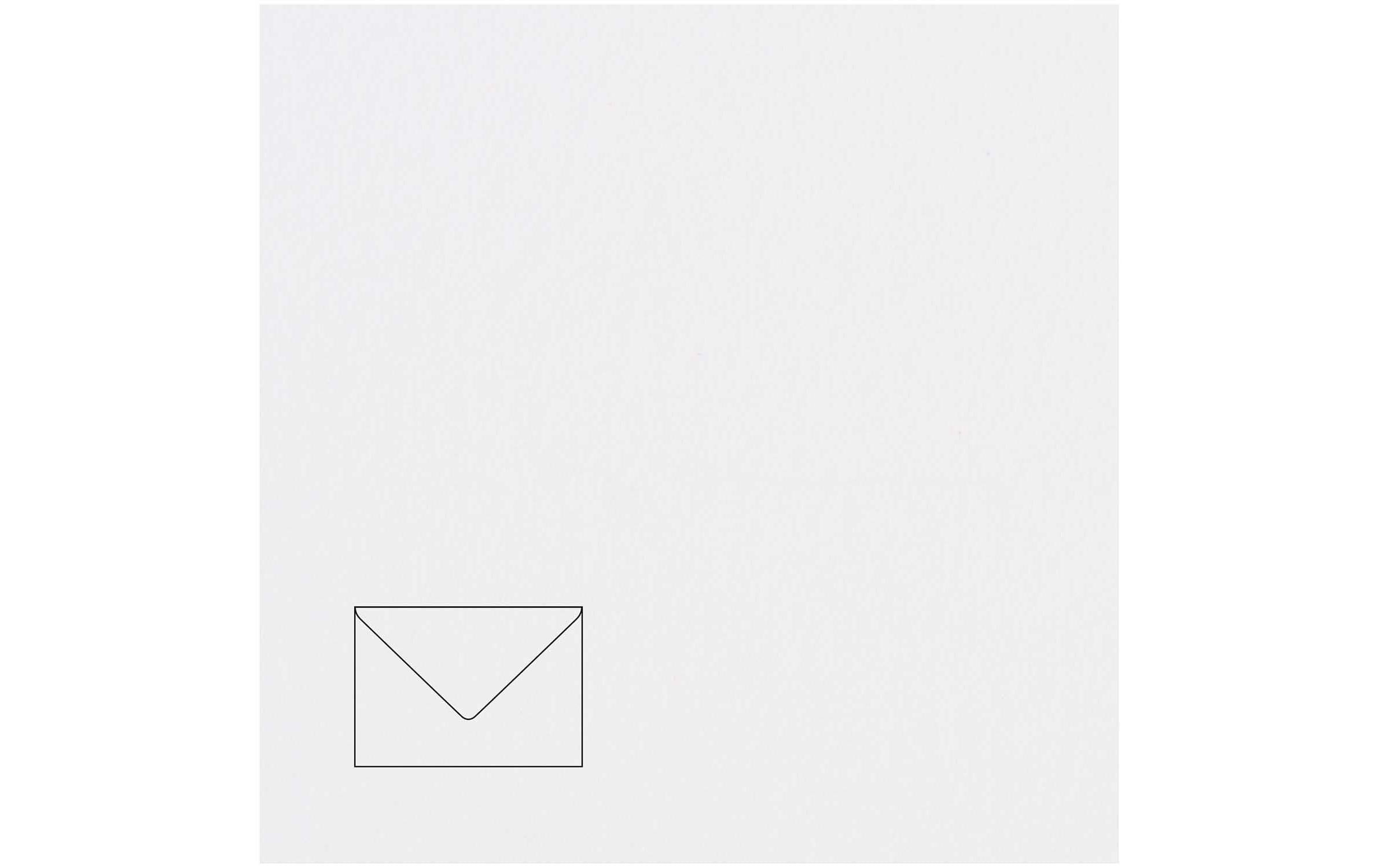 Rico design Couvert C5, ohne Fenster, weiss, 100 g/m², ohne Innendruck – 50 Stk.
