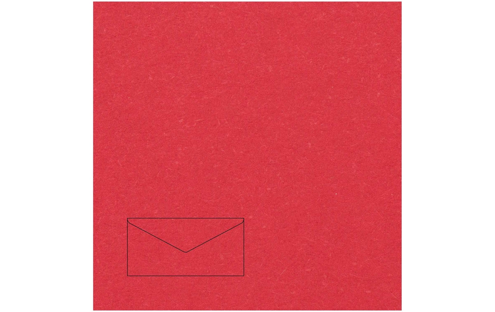 Rico Design Couvert C5/6, ohne Fenster, rot, 100 g/m²