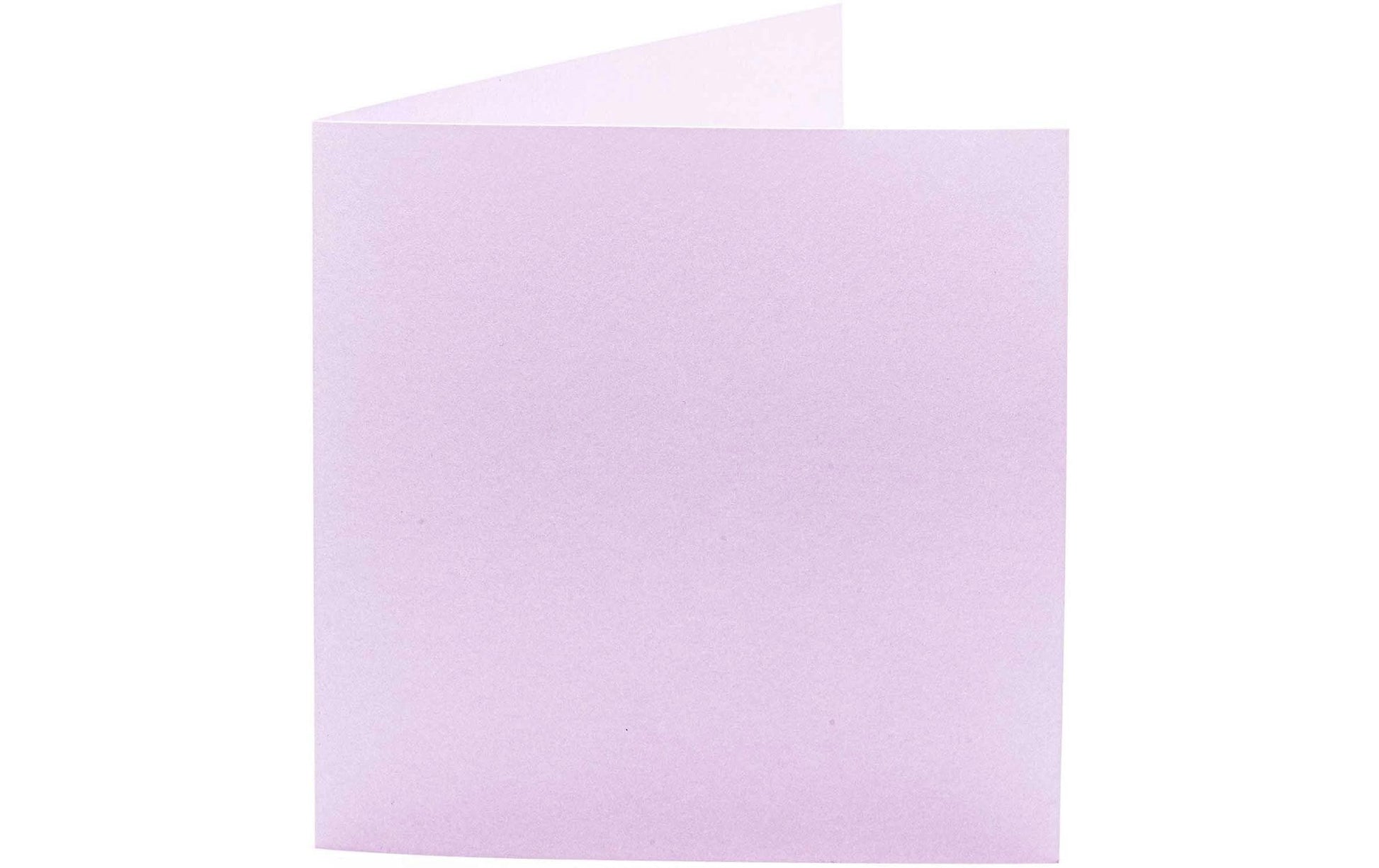 Rico design Klappkarten-Set – 155 × 310 mm, Papier 220 g/m², Flieder – 50 Stk