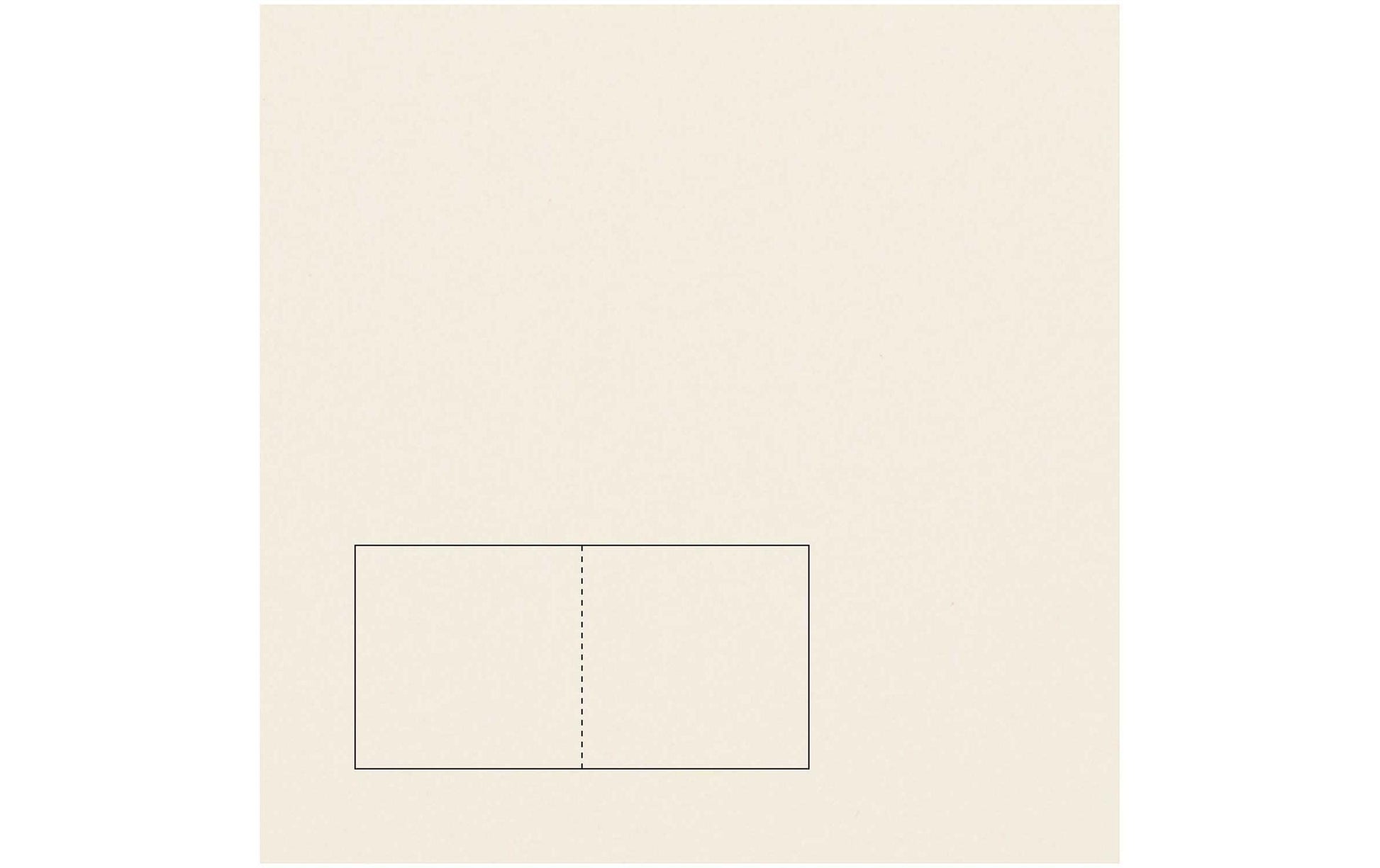 Rico design Grusskarten – 155 × 310 mm, Papier 220 g/m², Hellgelb – 50 Stk