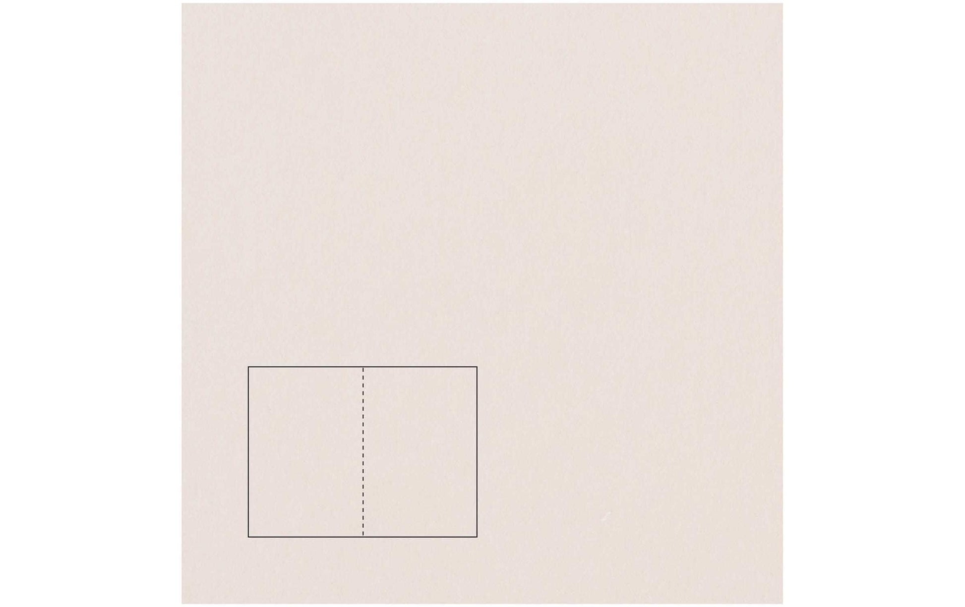 Rico design Klappkarten-Set – A5, Papier 240 g/m², Sand – 50 Stk