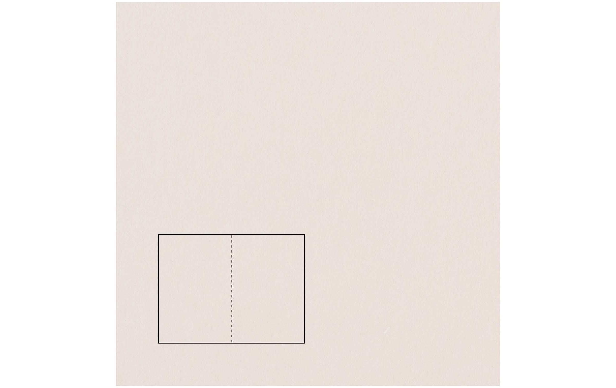 Rico design Klappkarten-Set – A5, Papier 240 g/m², Sand – 50 Stk