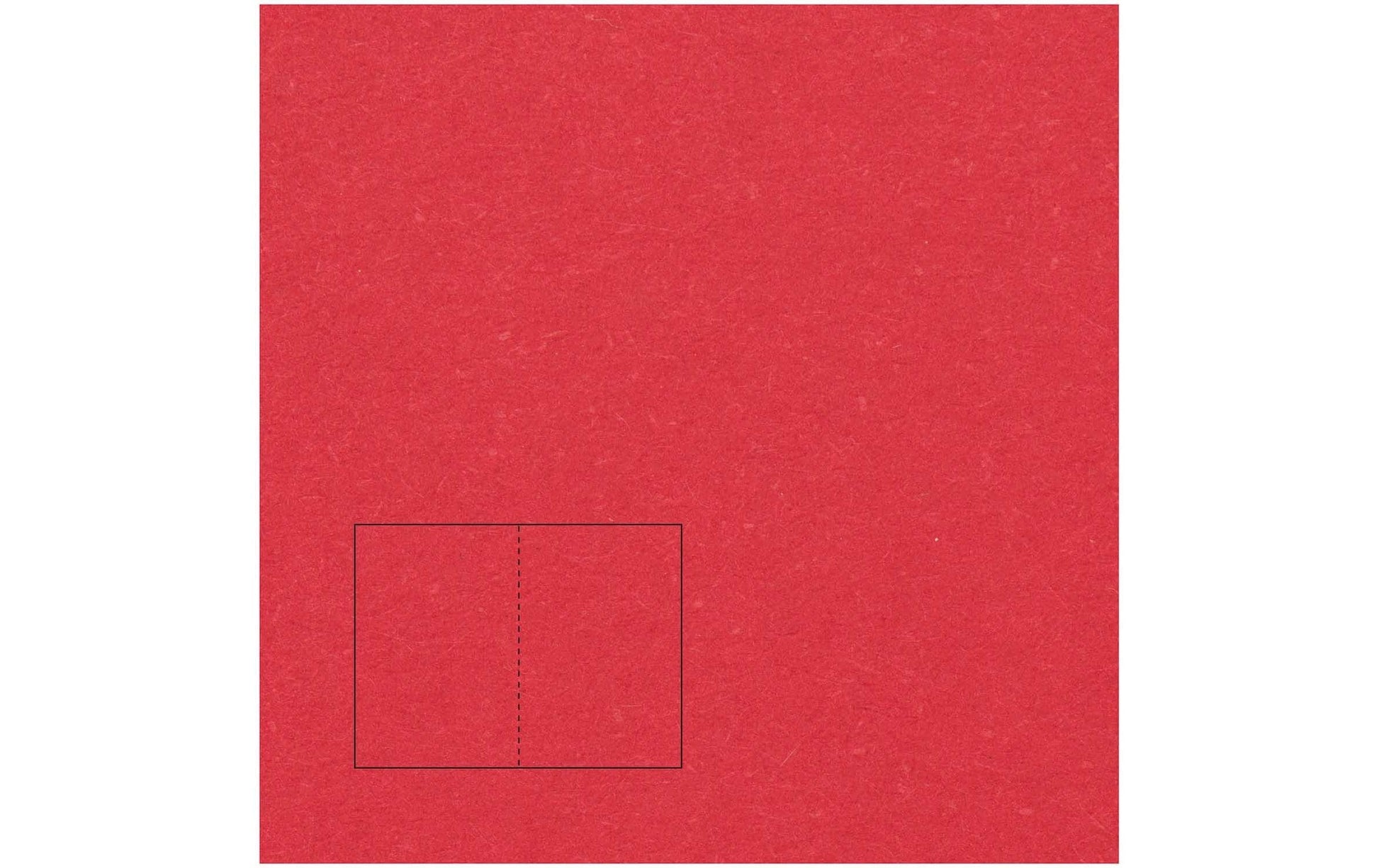 Rico Design Klappkarten-Set – A5, Papier 240 g/m², Rot – 50 Stk