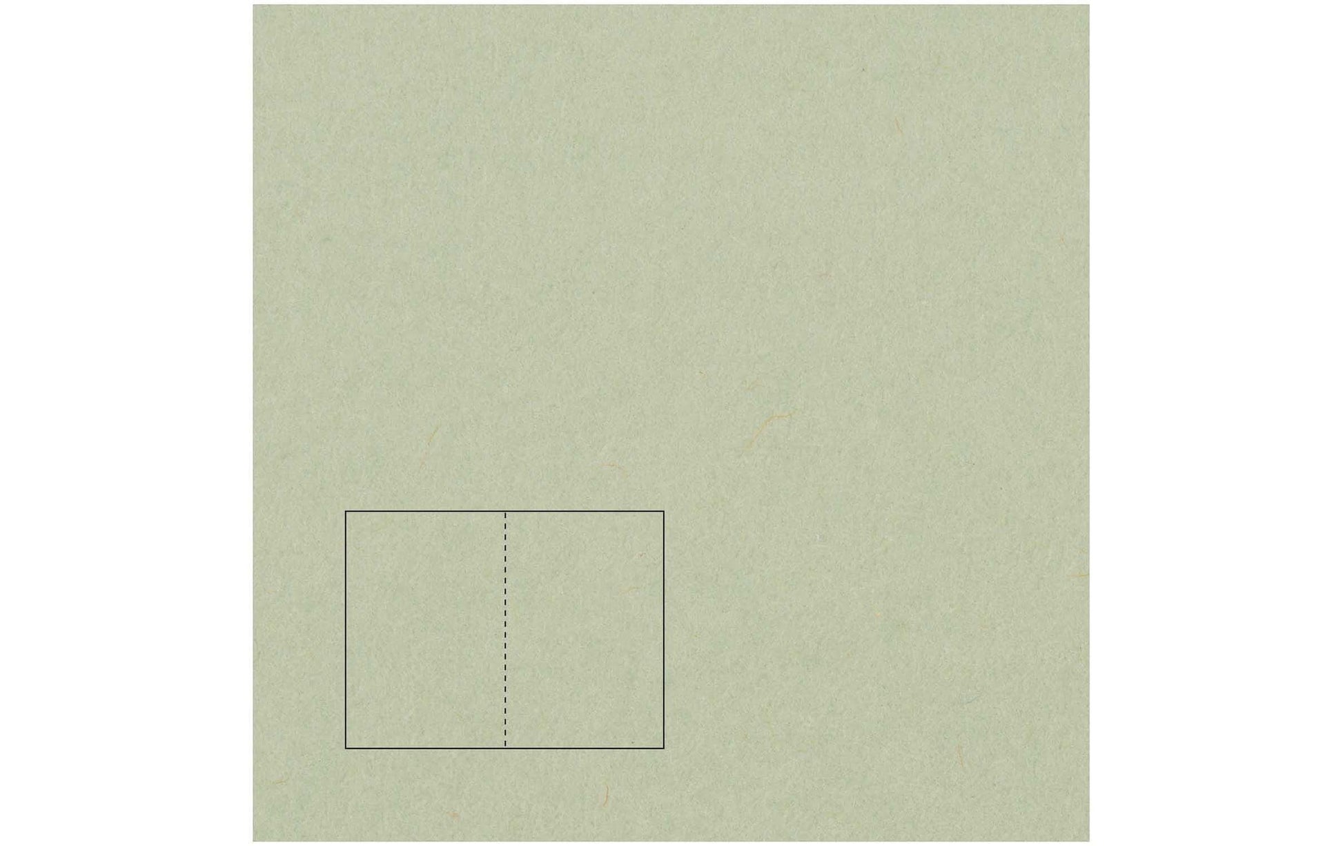 Rico design Klappkarten-Set – A5, Papier 240 g/m², Lindgrün – 50 Stk