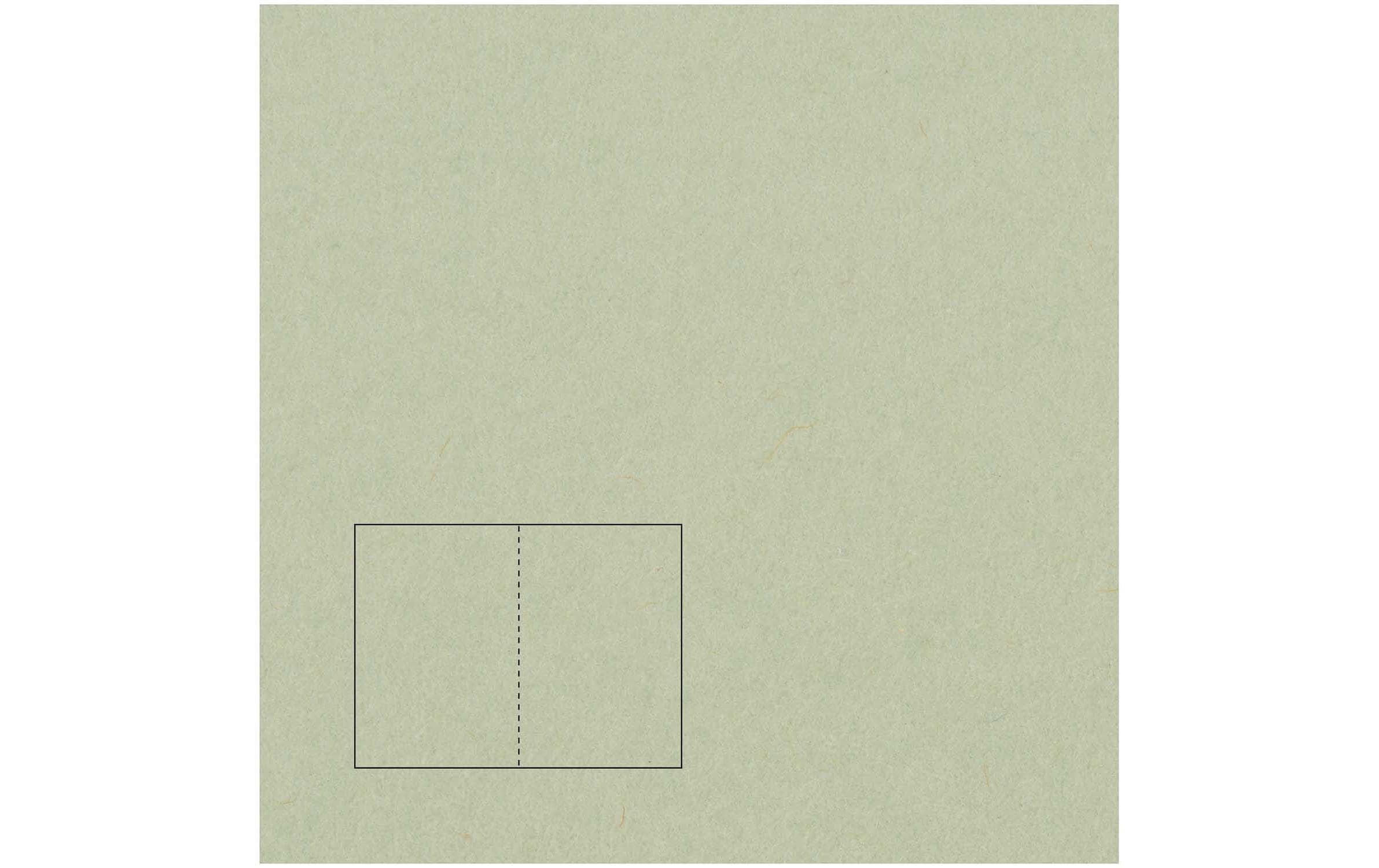 Rico design Klappkarten-Set – A5, Papier 240 g/m², Lindgrün – 50 Stk