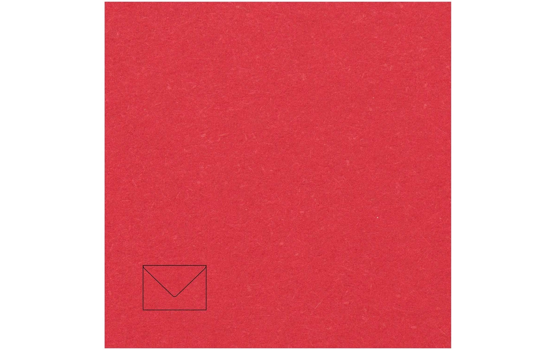 Rico Design Couvert B6, ohne Fenster, rot, 100 g/m², Papier – 50 Stk.