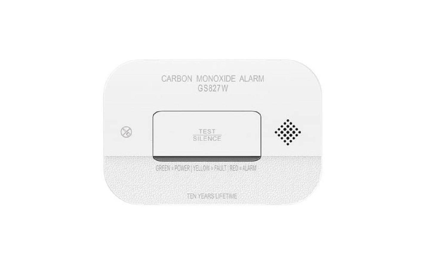 Mentrex GS827 – CO-Melder, Funk/WLAN, elektrochemisch – Weiss, für Mentrex-App