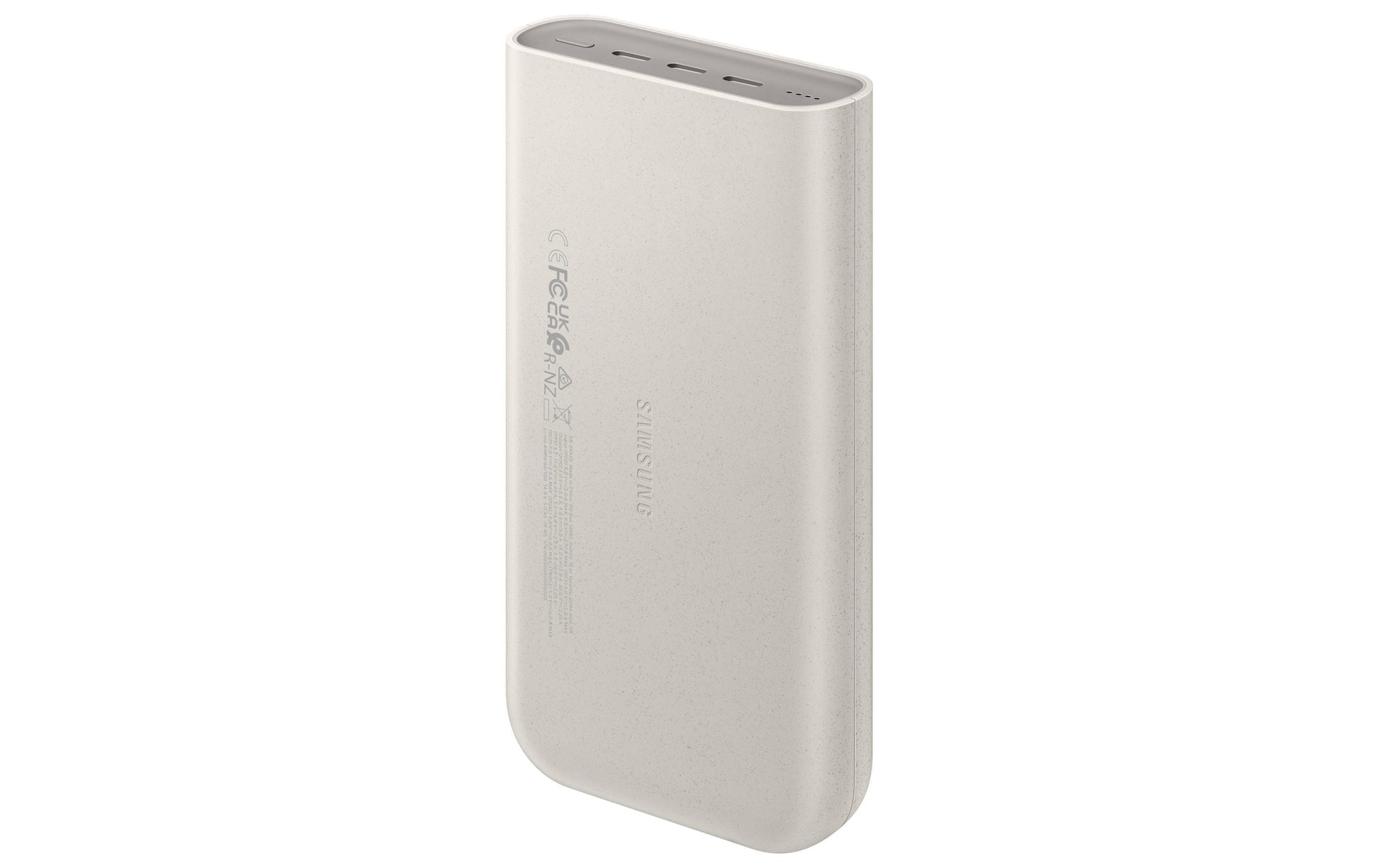 Samsung Powerbank 20000 mAh, PD 45 W, 3× USB-C, Beige