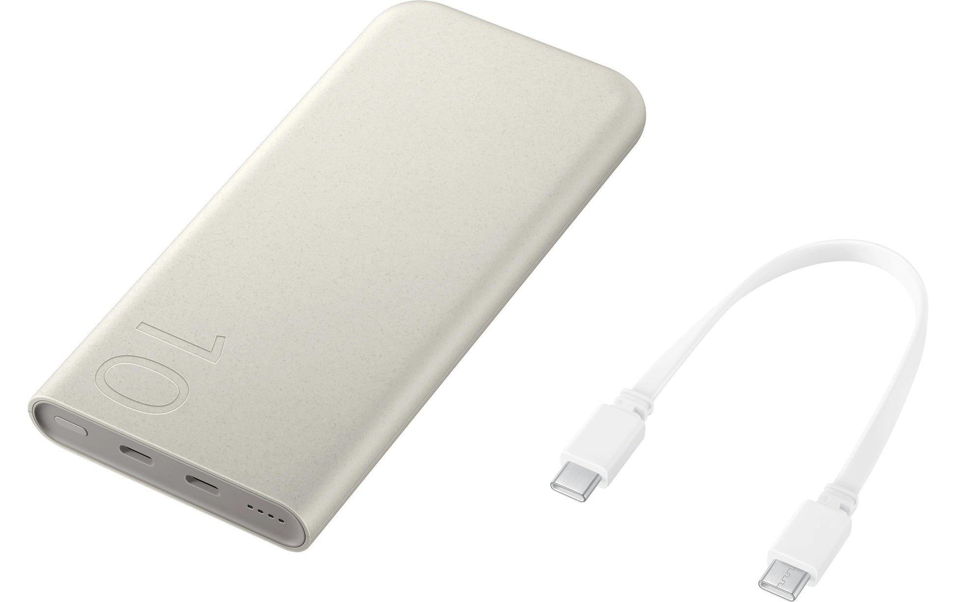 Samsung Powerbank 10'000 mAh – 25 W PD, 2× USB-C, beige