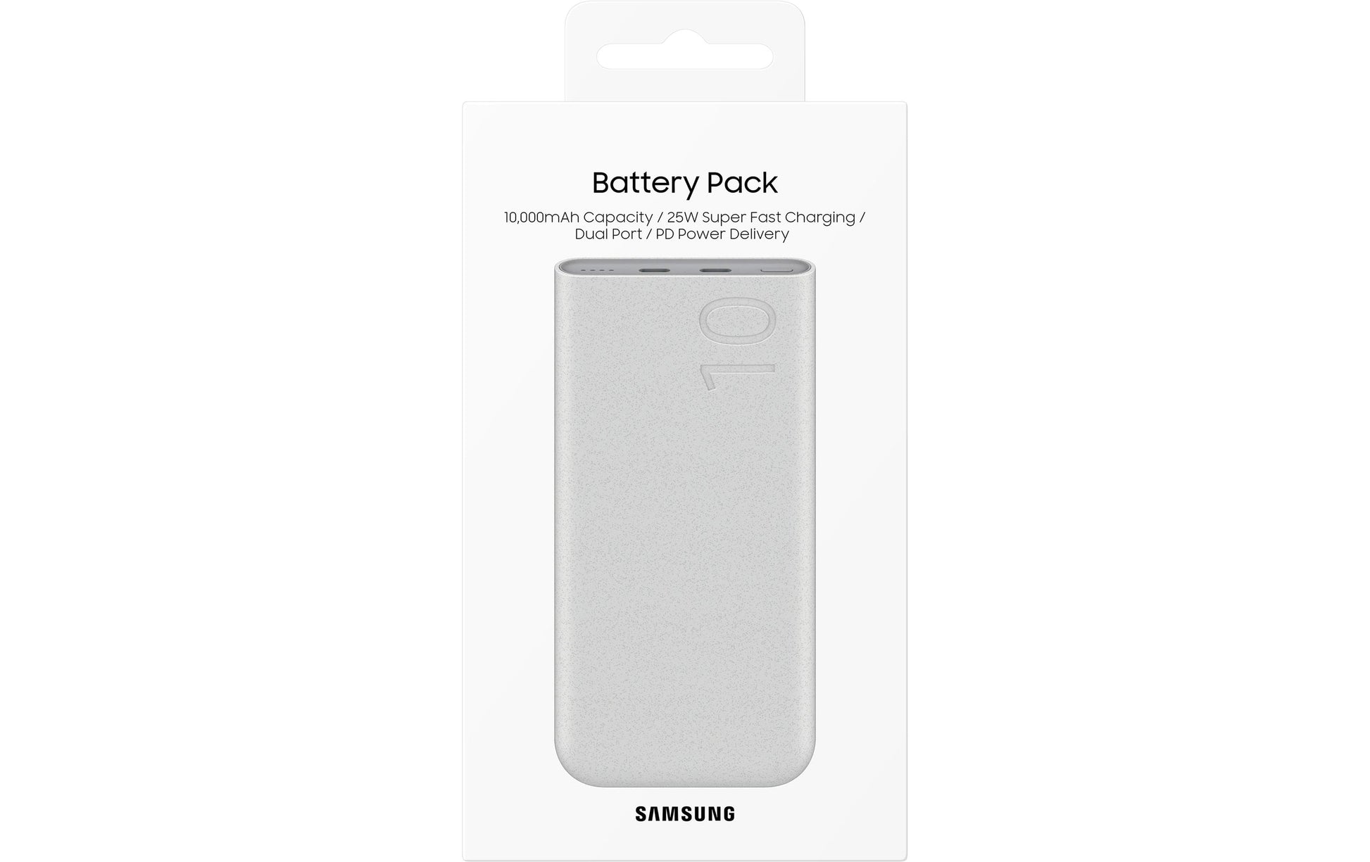 Samsung Powerbank 10'000 mAh – 25 W PD, 2× USB-C, beige
