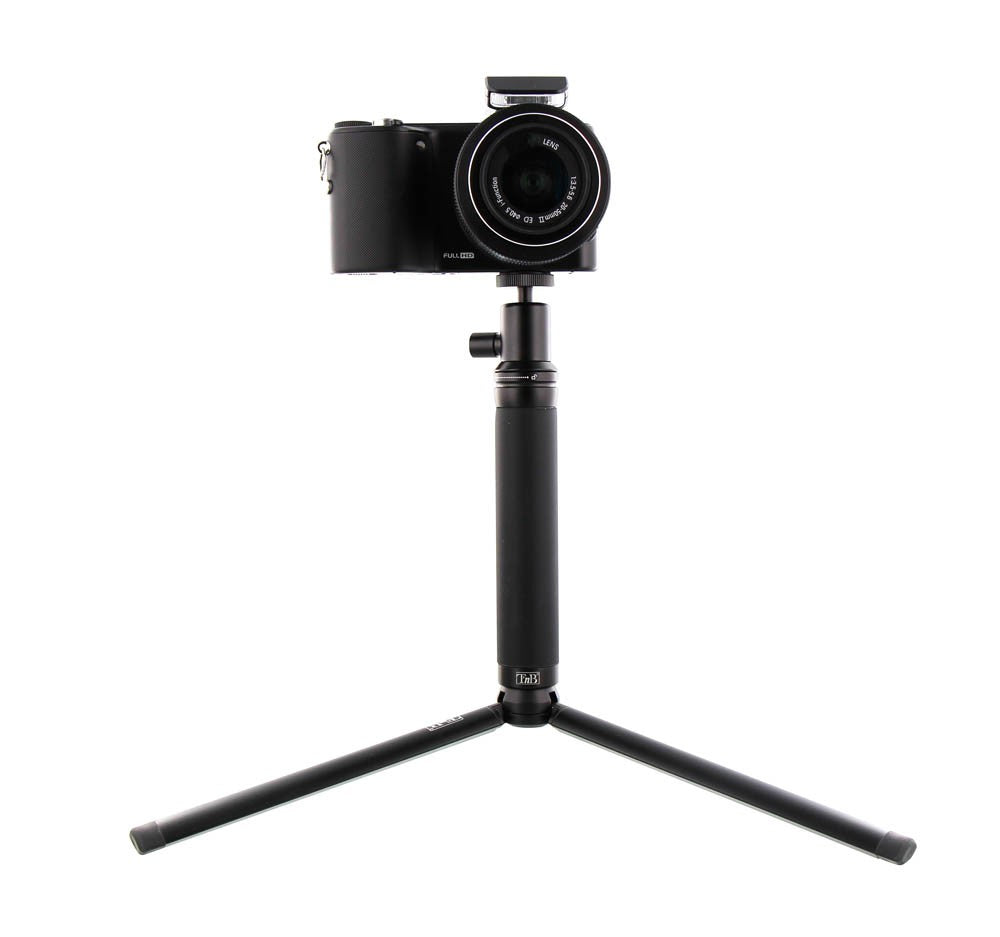 T'nB Influence Travel Pack Stativ – Selfie-Stick, Action-Cam-Adapter, Smartphone-Halter, Tasche – Schwarz