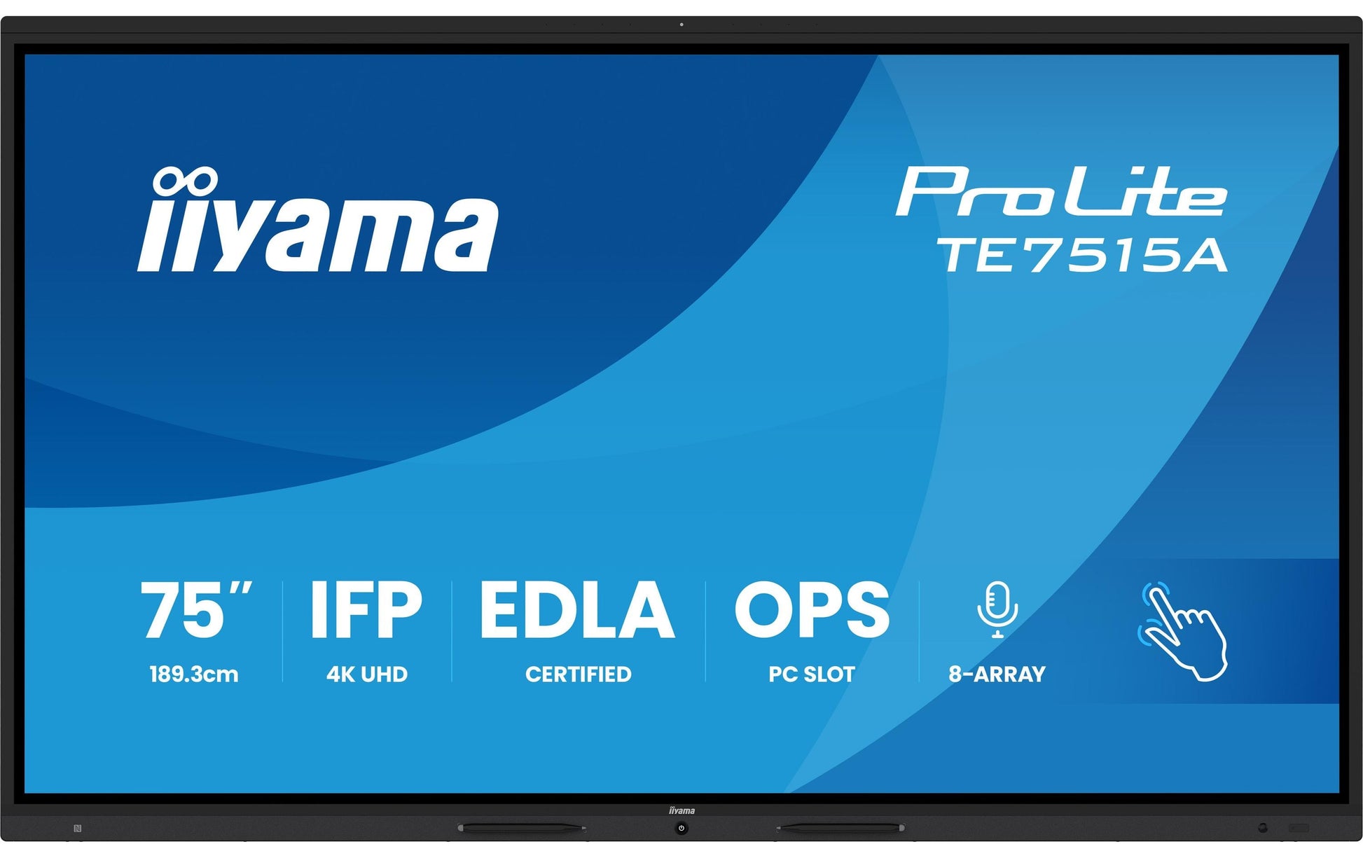 iiyama Interaktives Touch-Display, 75", Ultra HD 4K, 550 cd/m²