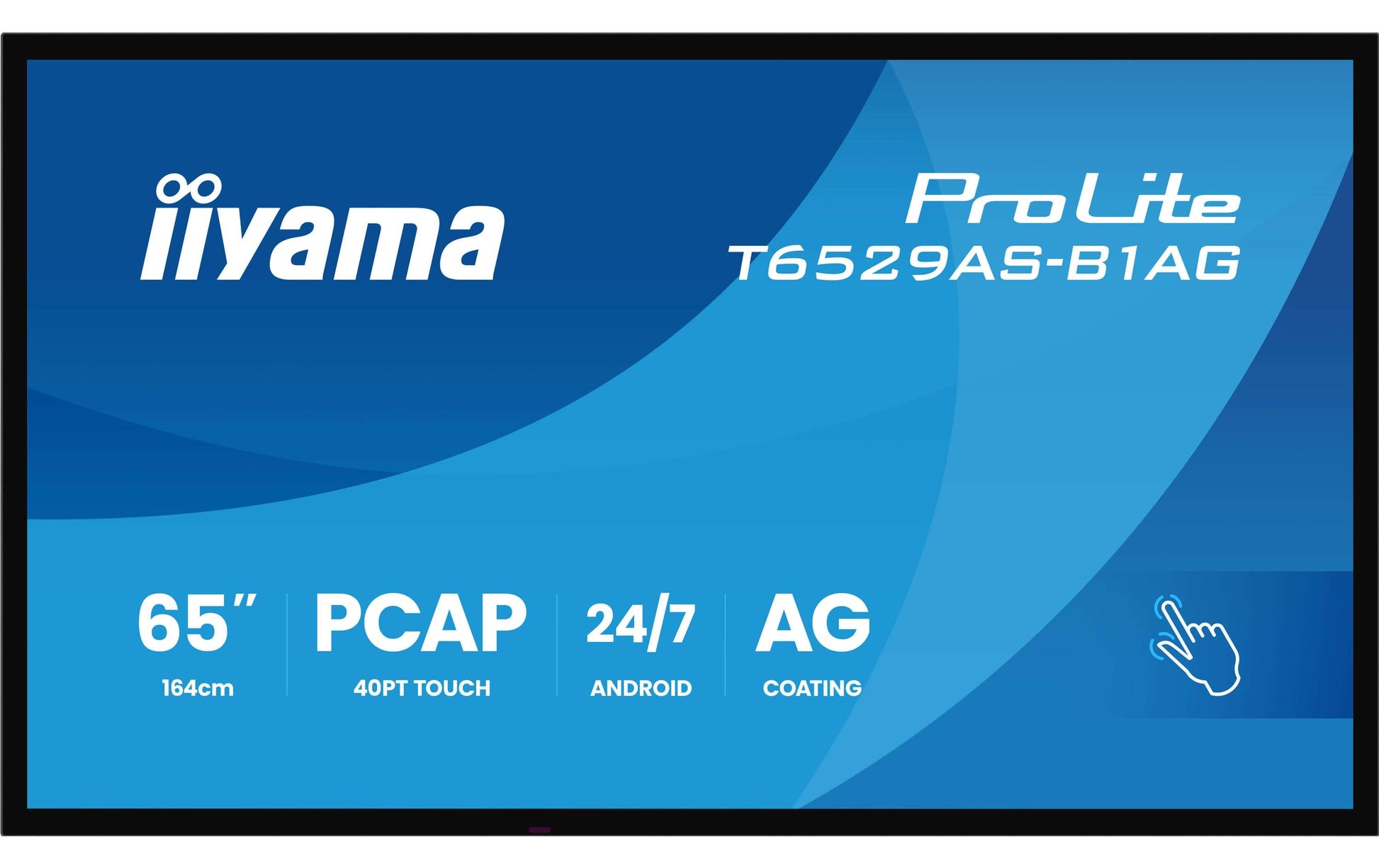 iiyama 65" UHD 4K Touch – Android, 500 cd/m²