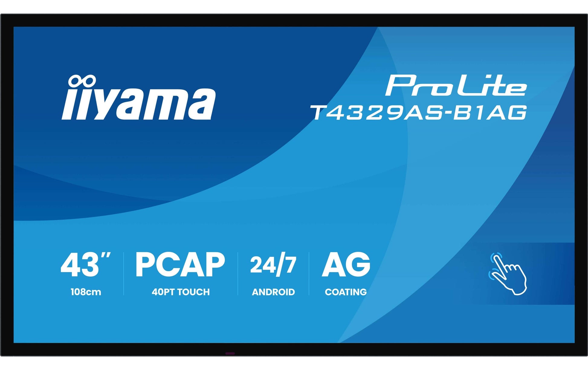 iiyama Interaktives Touch-Display, 43", Ultra HD 4K, 500 cd/m², Android