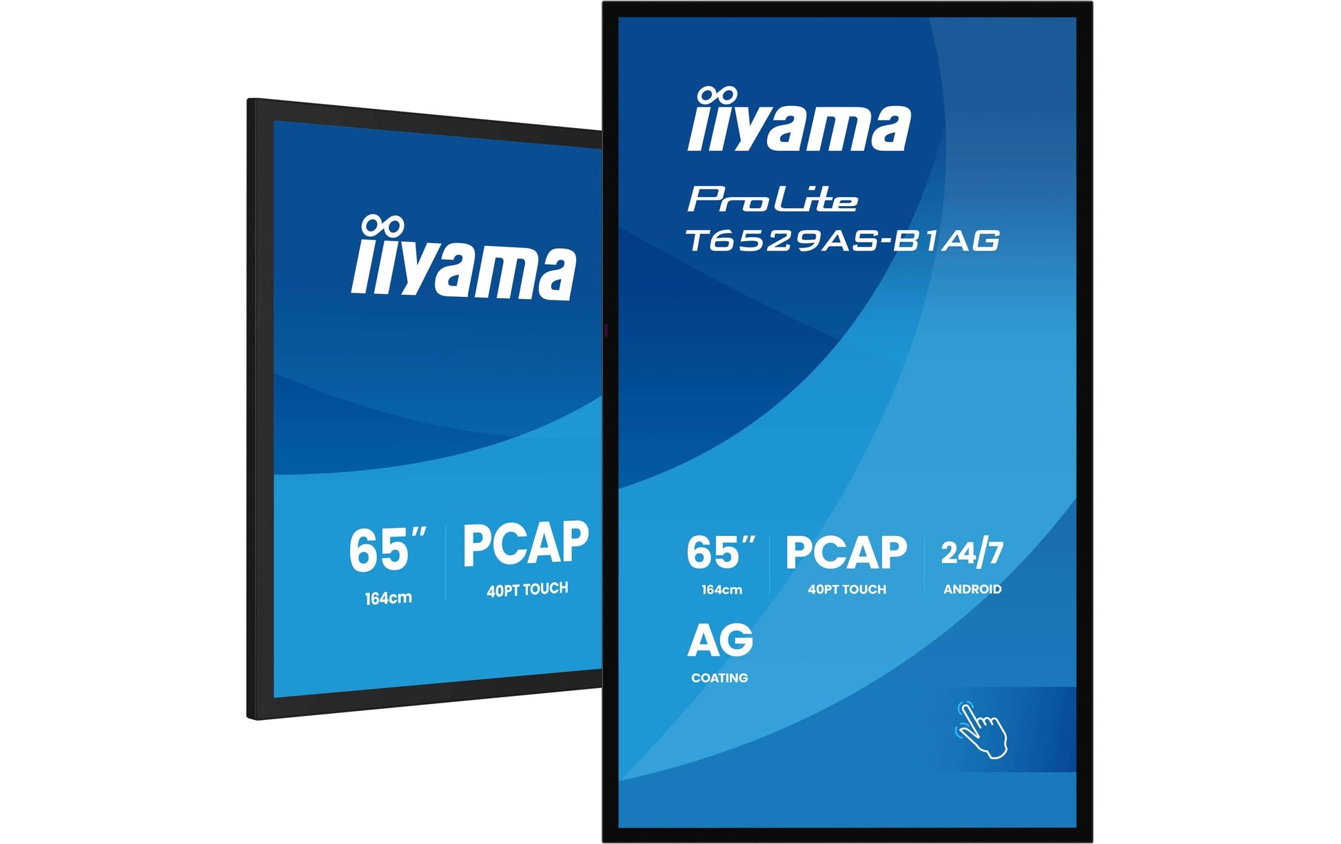 iiyama 65" UHD 4K Touch – Android, 500 cd/m²