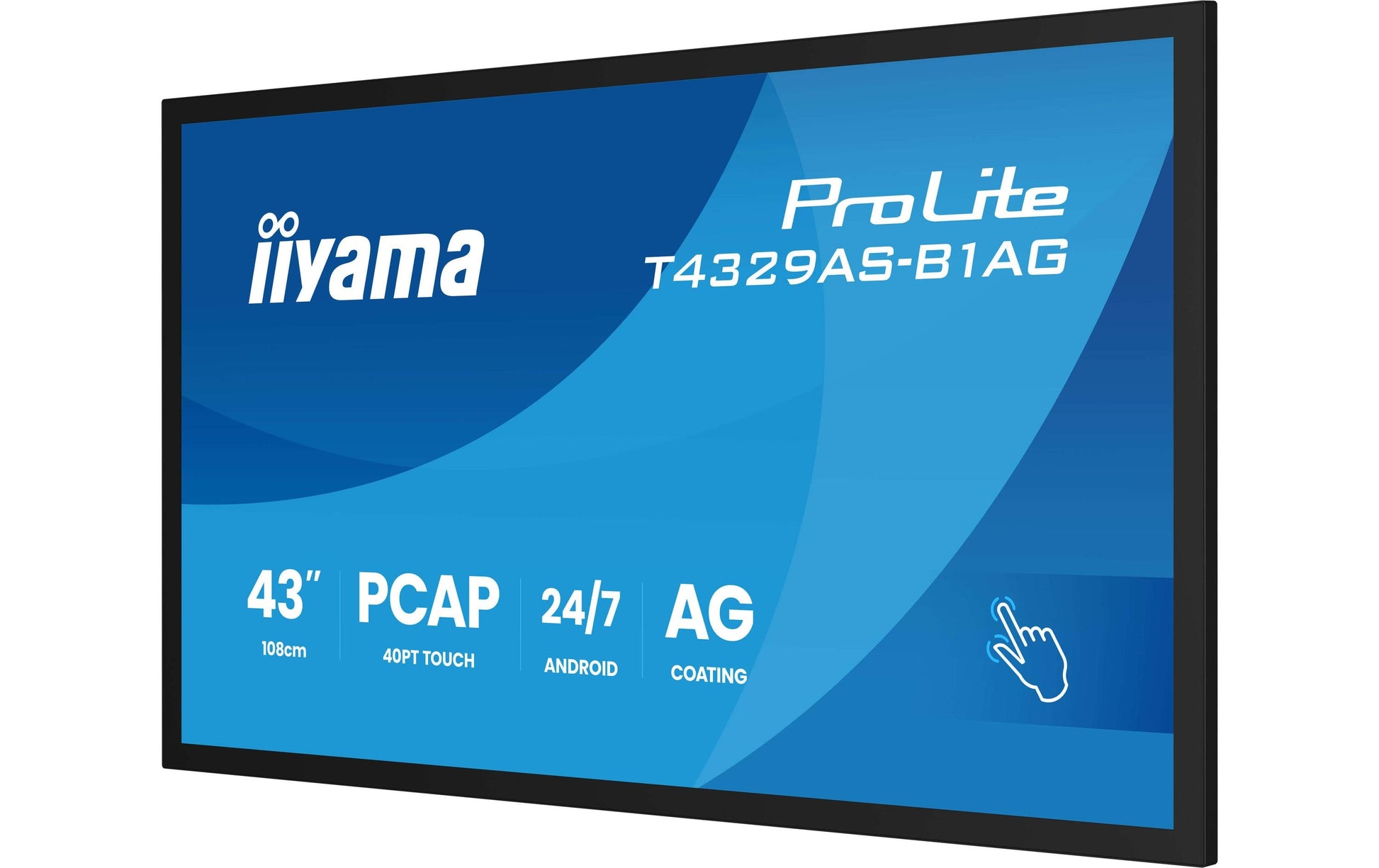 iiyama Interaktives Touch-Display, 43", Ultra HD 4K, 500 cd/m², Android