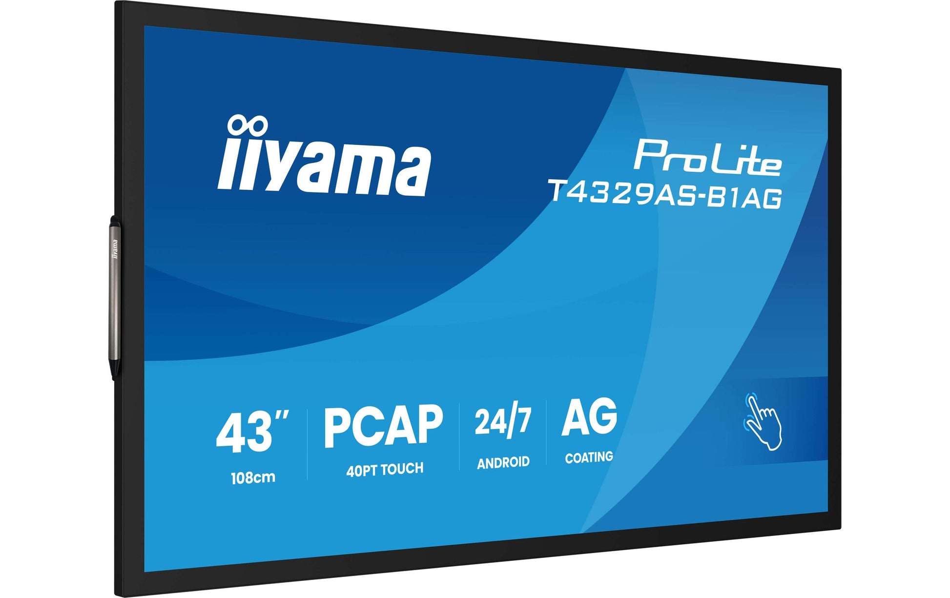 iiyama Interaktives Touch-Display, 43", Ultra HD 4K, 500 cd/m², Android