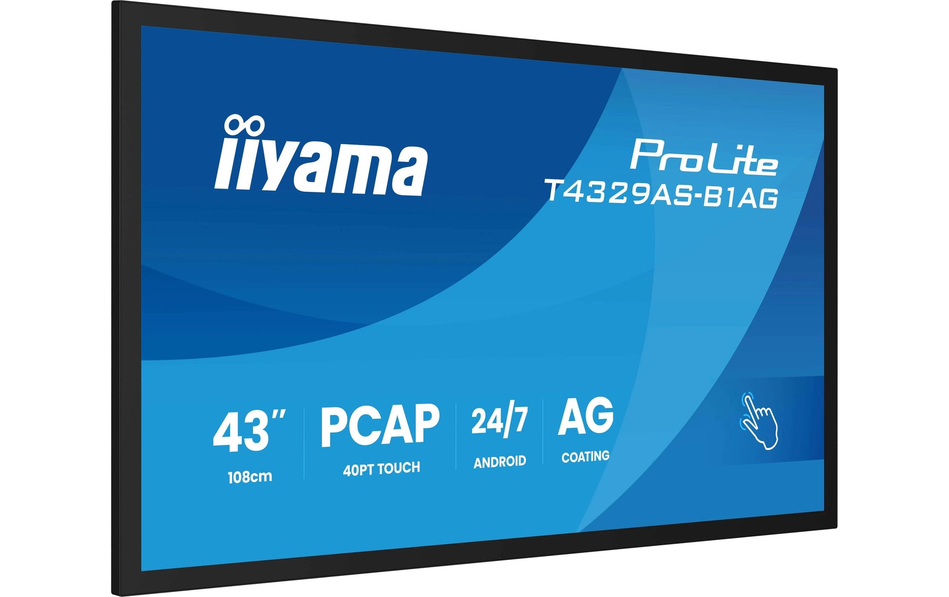 iiyama Interaktives Touch-Display, 43", Ultra HD 4K, 500 cd/m², Android