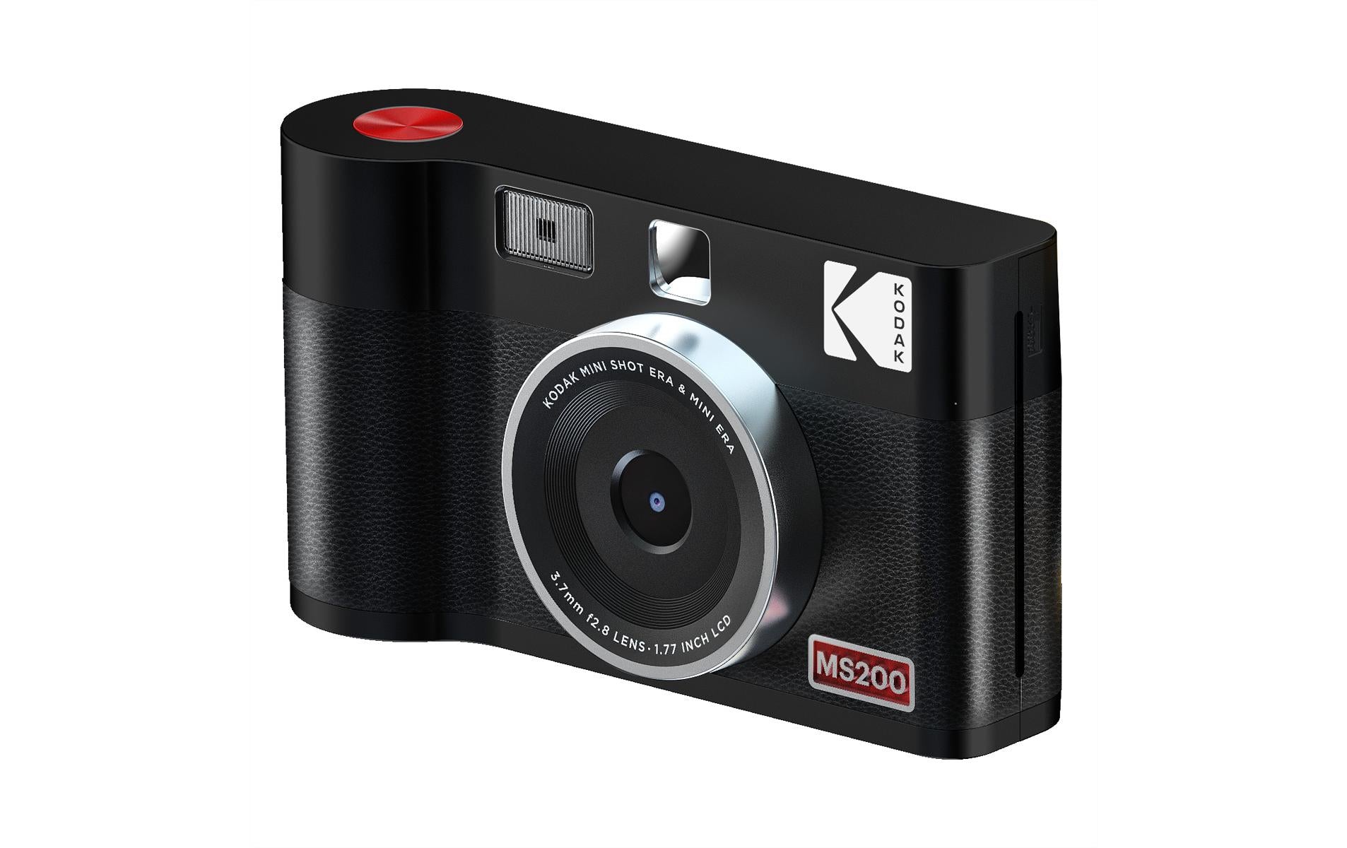 Kodak Mini 2 ERA 200B – Hybrid-Sofortbildkamera 53 × 86 mm, schwarz