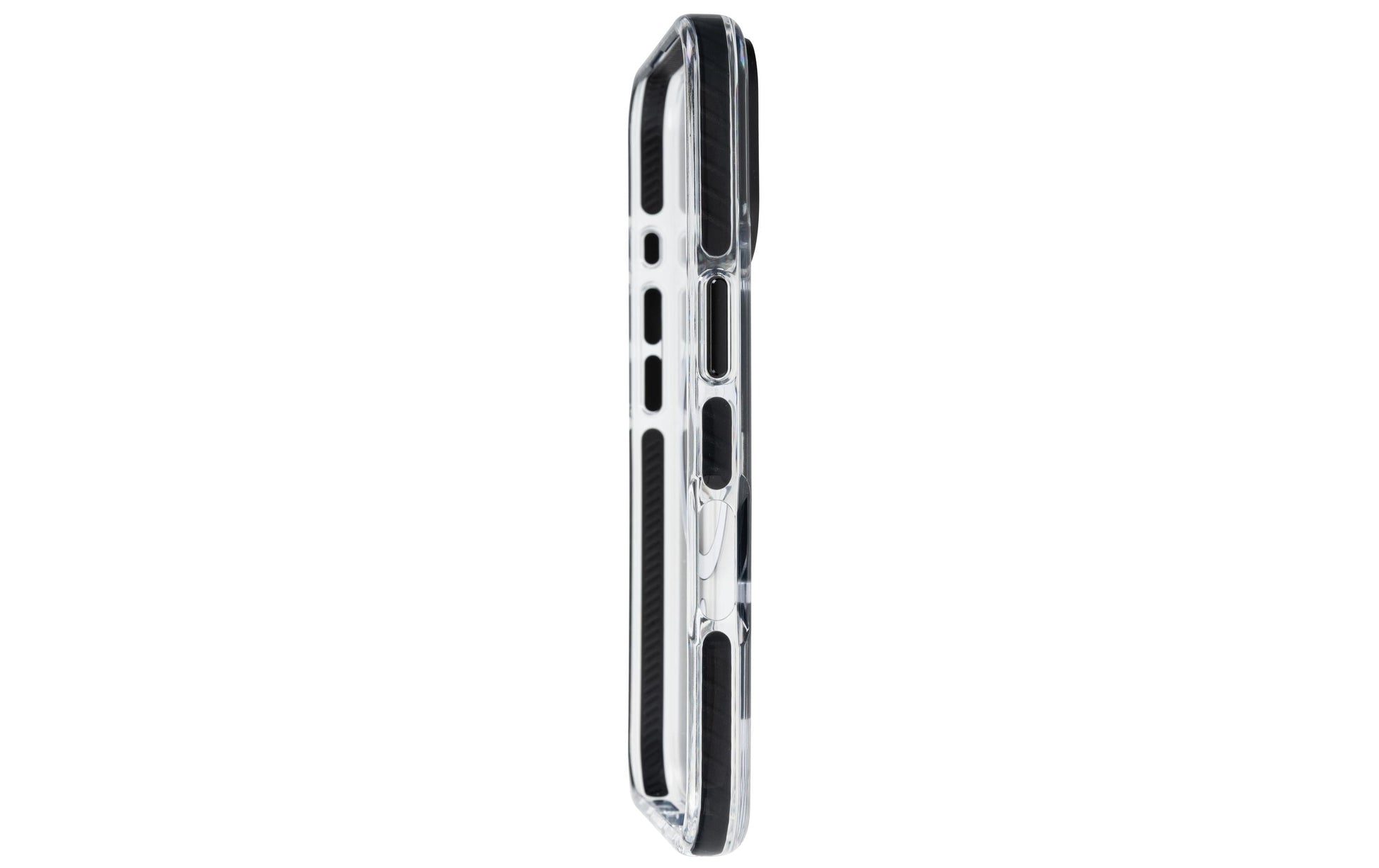 ONIT Mill.Std. Backcover – für Apple iPhone 16, MagSafe, PC+TPE+TPU, Schwarz/Transparent, bis 3 m Sturzsicher