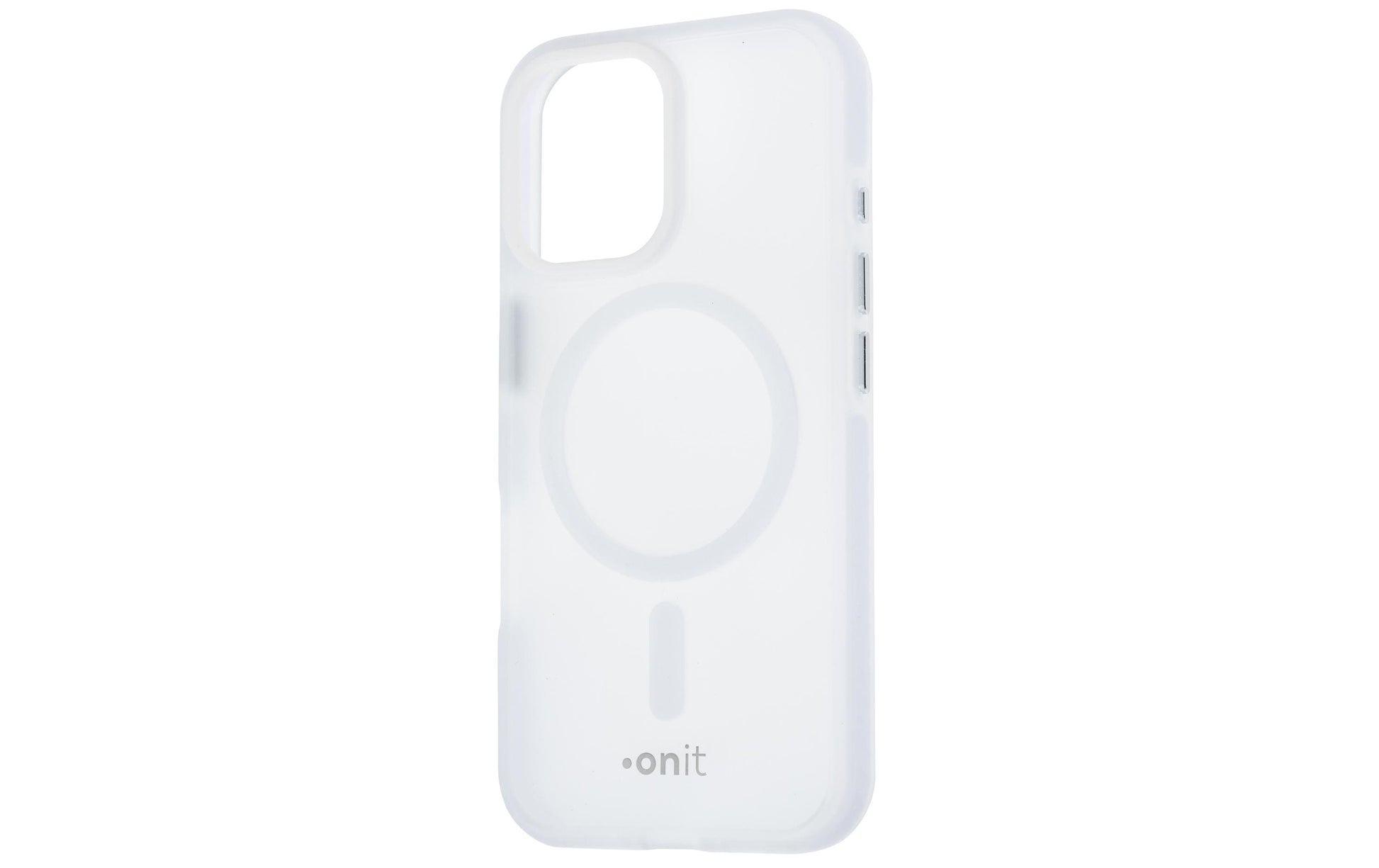 ONIT Mill.Std. – Backcover – für Apple iPhone 16 – MagSafe, PC+TPE+TPU, Weiss matt, bis 3 m Sturzsicher