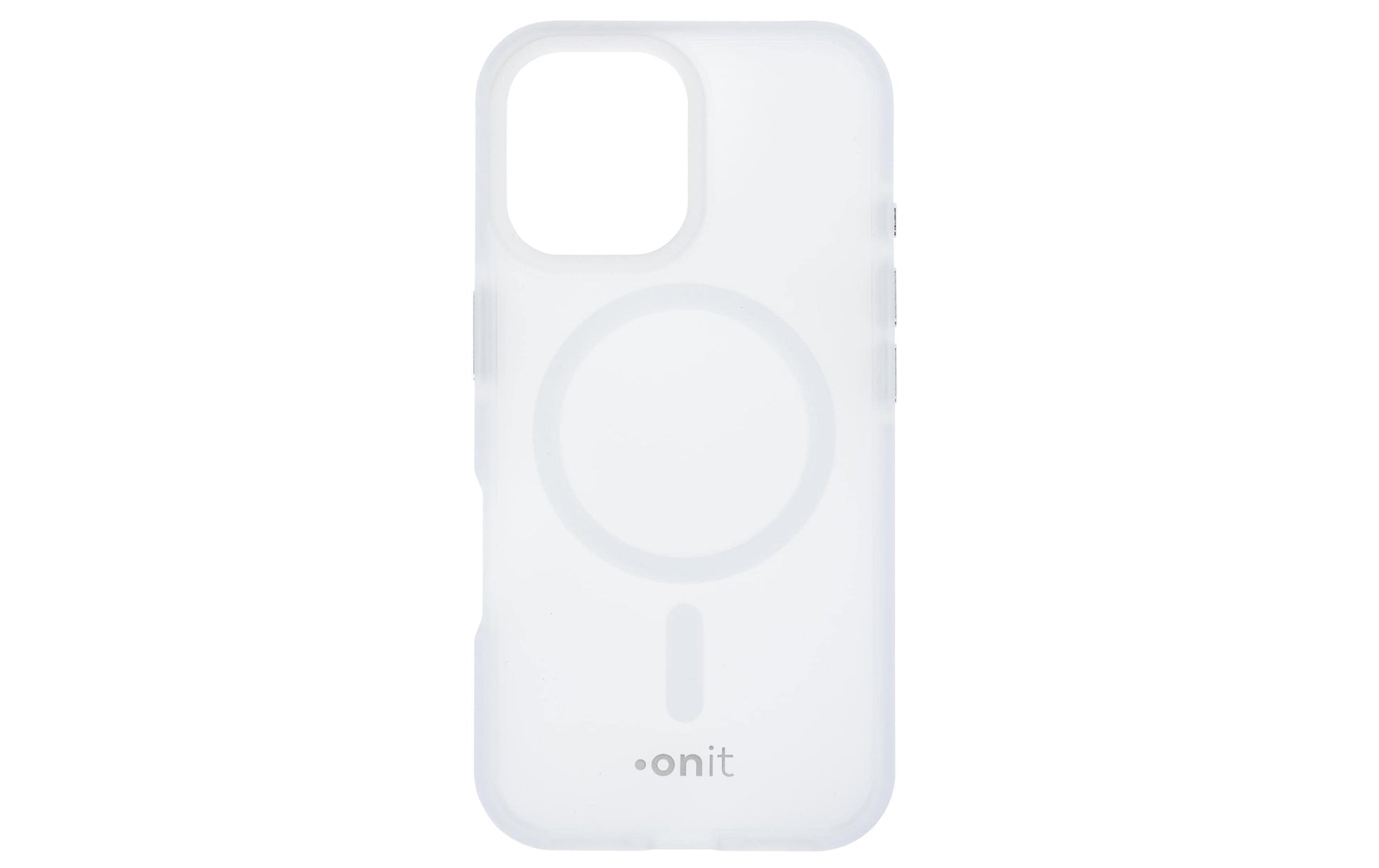 ONIT Mill.Std. – Backcover – für Apple iPhone 16 – MagSafe, PC+TPE+TPU, Weiss matt, bis 3 m Sturzsicher