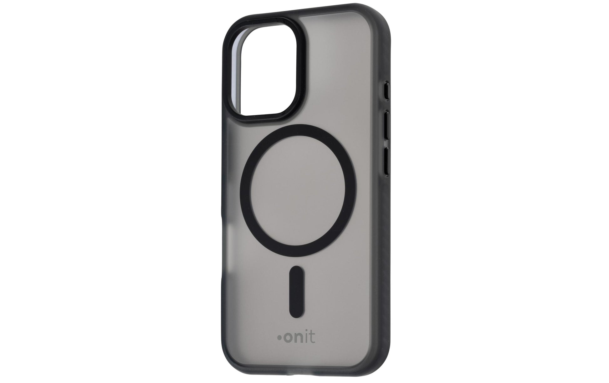 ONIT Mill.Std. Backcover – für Apple iPhone 16, MagSafe, PC+TPE+TPU, Schwarz matt, bis 3 m Sturzsicher