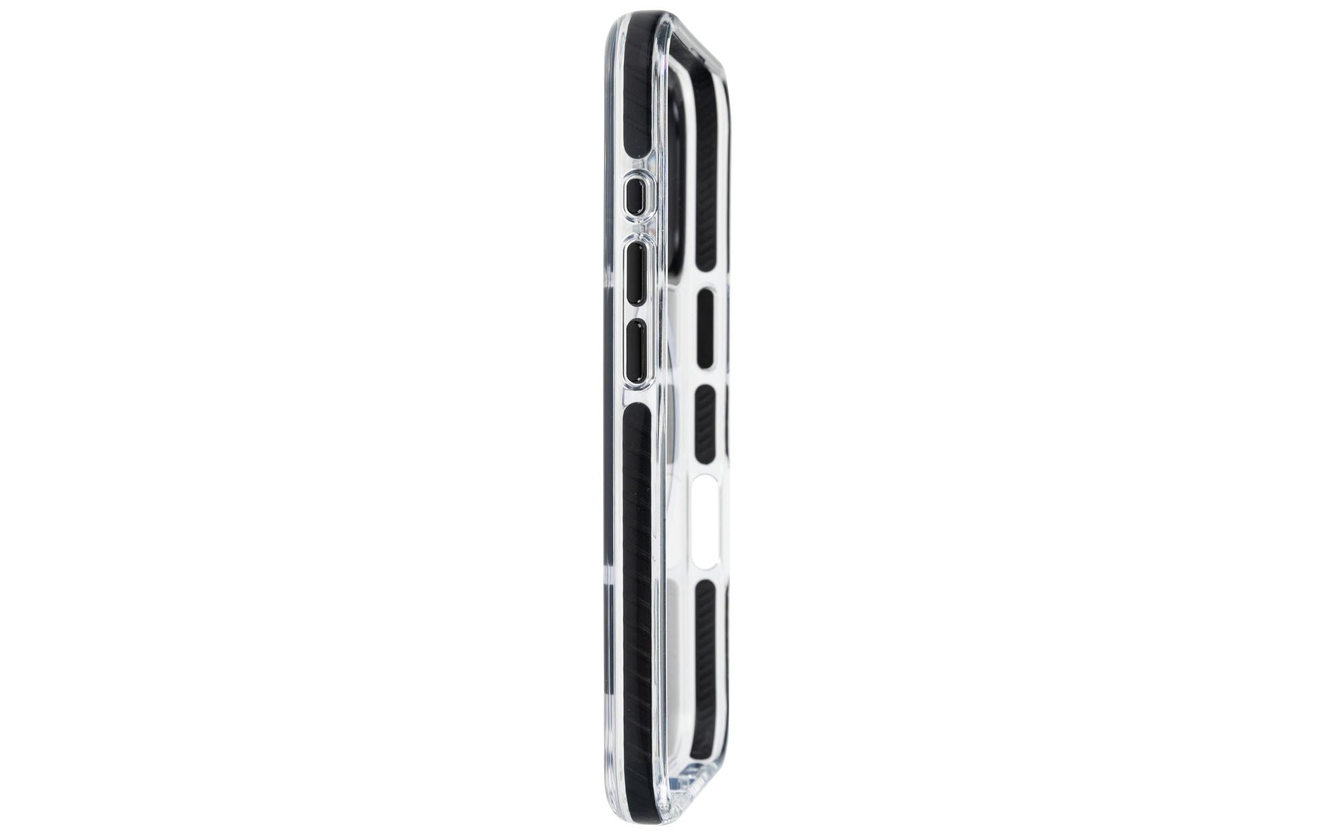 ONIT Backcover – für Apple iPhone 16 Pro, MagSafe, PC+TPE+TPU, Schwarz/Transparent, bis 3 m sturzsicher