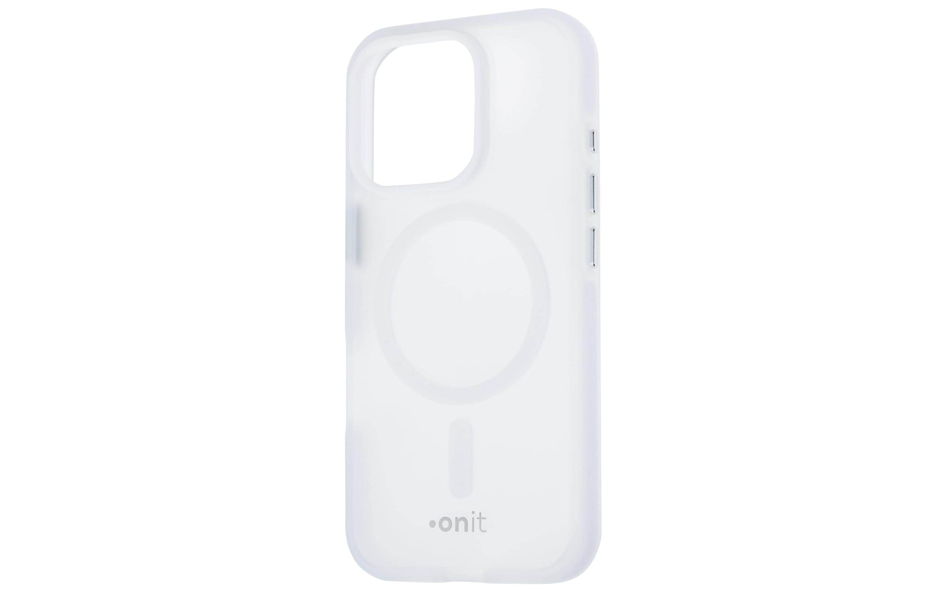 ONIT Mill.Std. Backcover – für Apple iPhone 16 Pro – MagSafe, TPU, Weiss matt, bis 3 m Sturzsicher