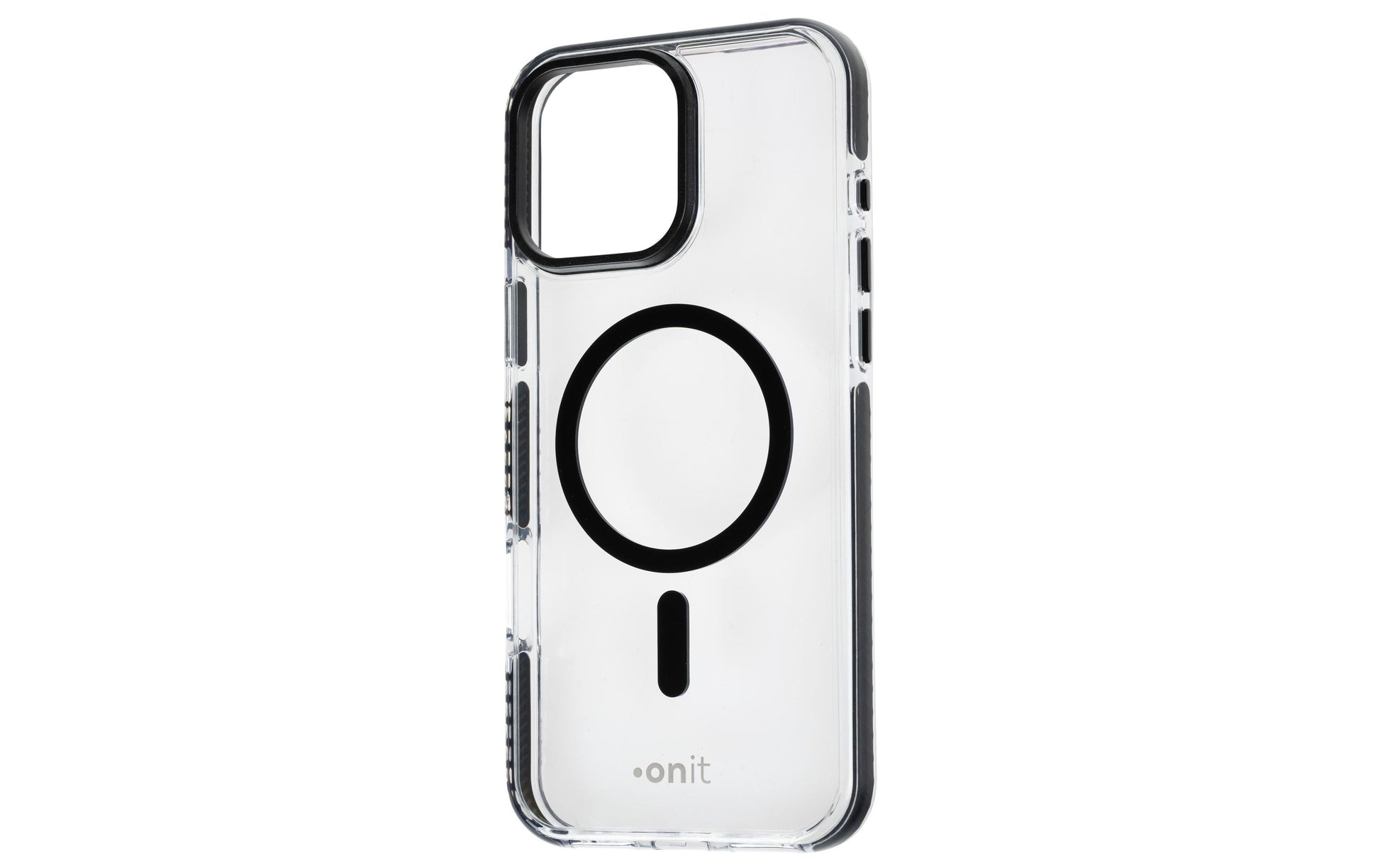 ONIT Backcover – für Apple iPhone 16 Pro Max, MagSafe, PC+TPE+TPU, schwarz/transparent, bis 3 m sturzsicher