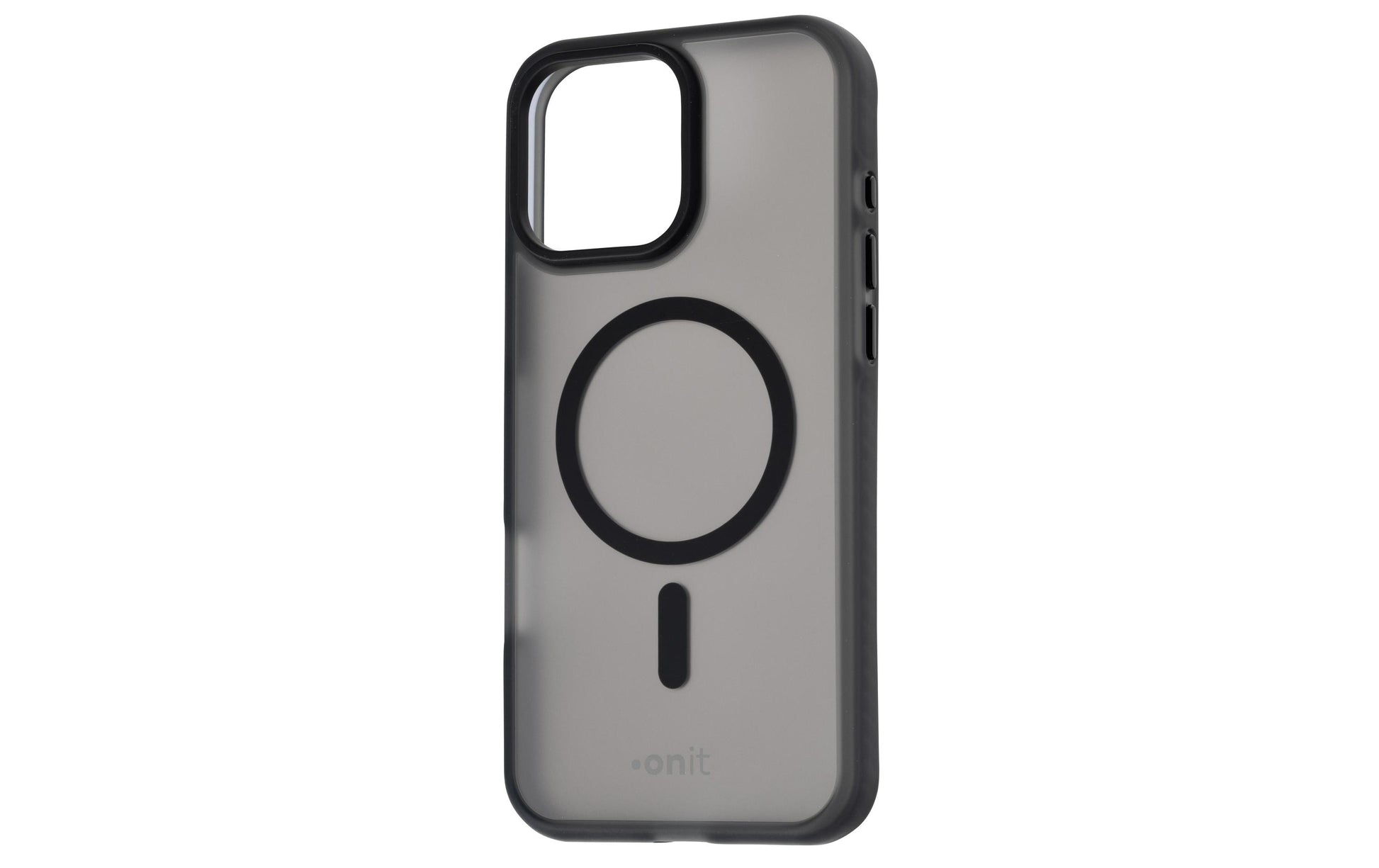 ONIT Backcover – für Apple iPhone 16 Pro Max, MagSafe, PC+TPE+TPU, Schwarz matt, bis 3 m sturzsicher
