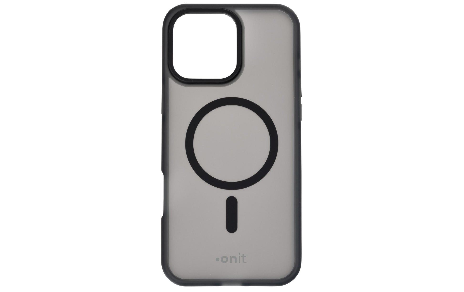 ONIT Backcover – für Apple iPhone 16 Pro Max, MagSafe, PC+TPE+TPU, Schwarz matt, bis 3 m sturzsicher