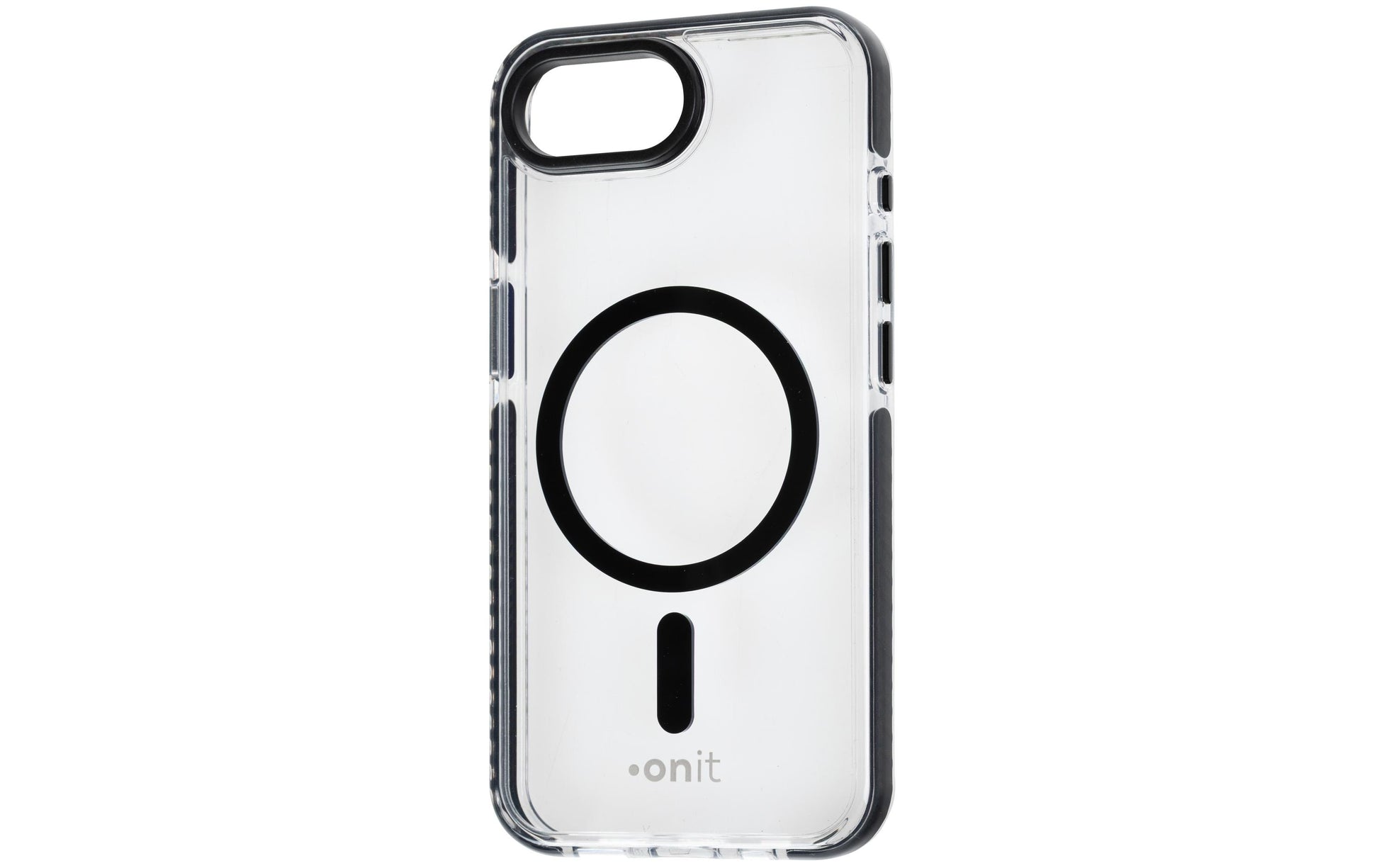 ONIT Backcover – für Apple iPhone 16e, MagSafe, PC+TPU+TPE, schwarz/transparent, bis 3 m sturzsicher