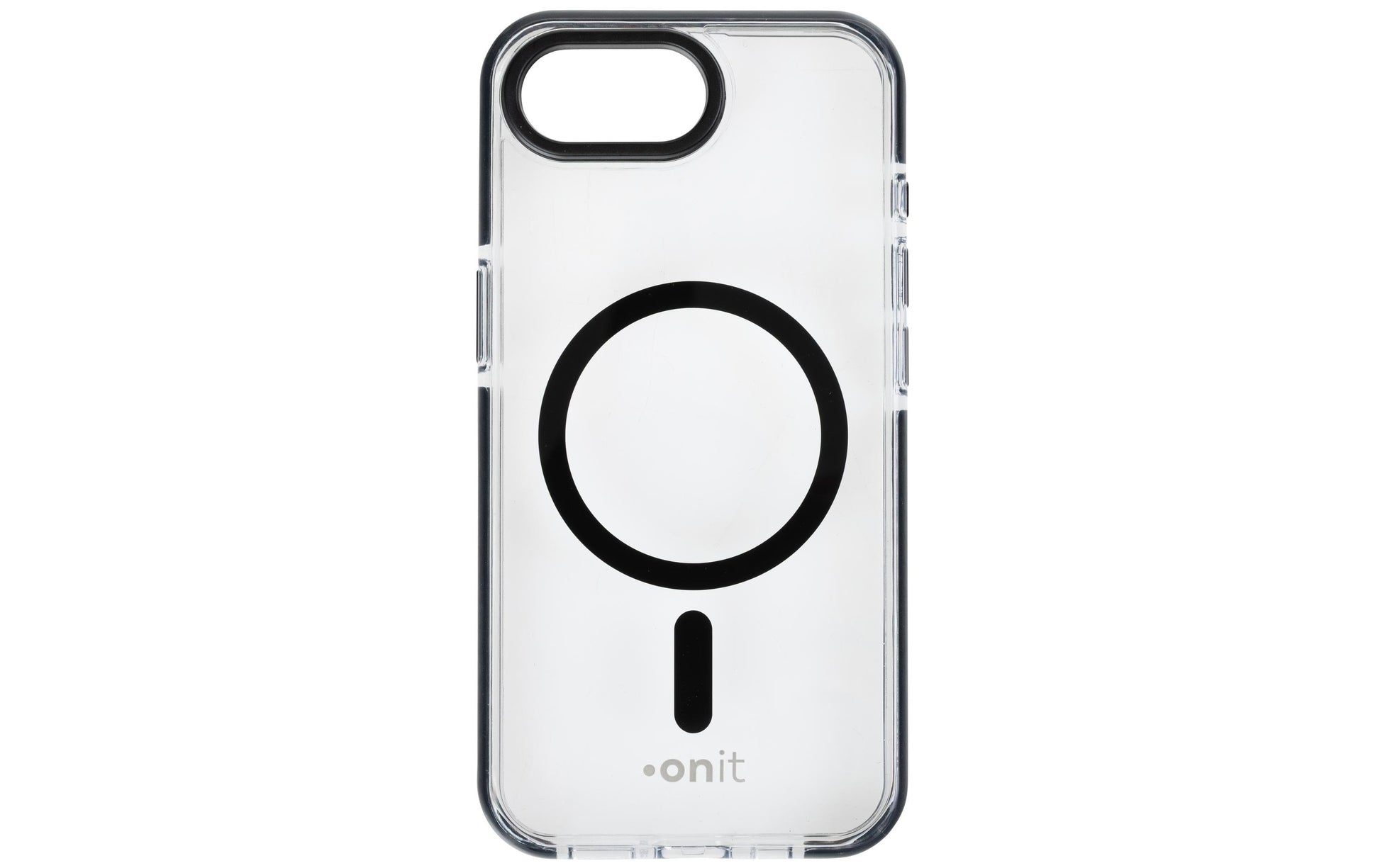 ONIT Backcover – für Apple iPhone 16e, MagSafe, PC+TPU+TPE, schwarz/transparent, bis 3 m sturzsicher