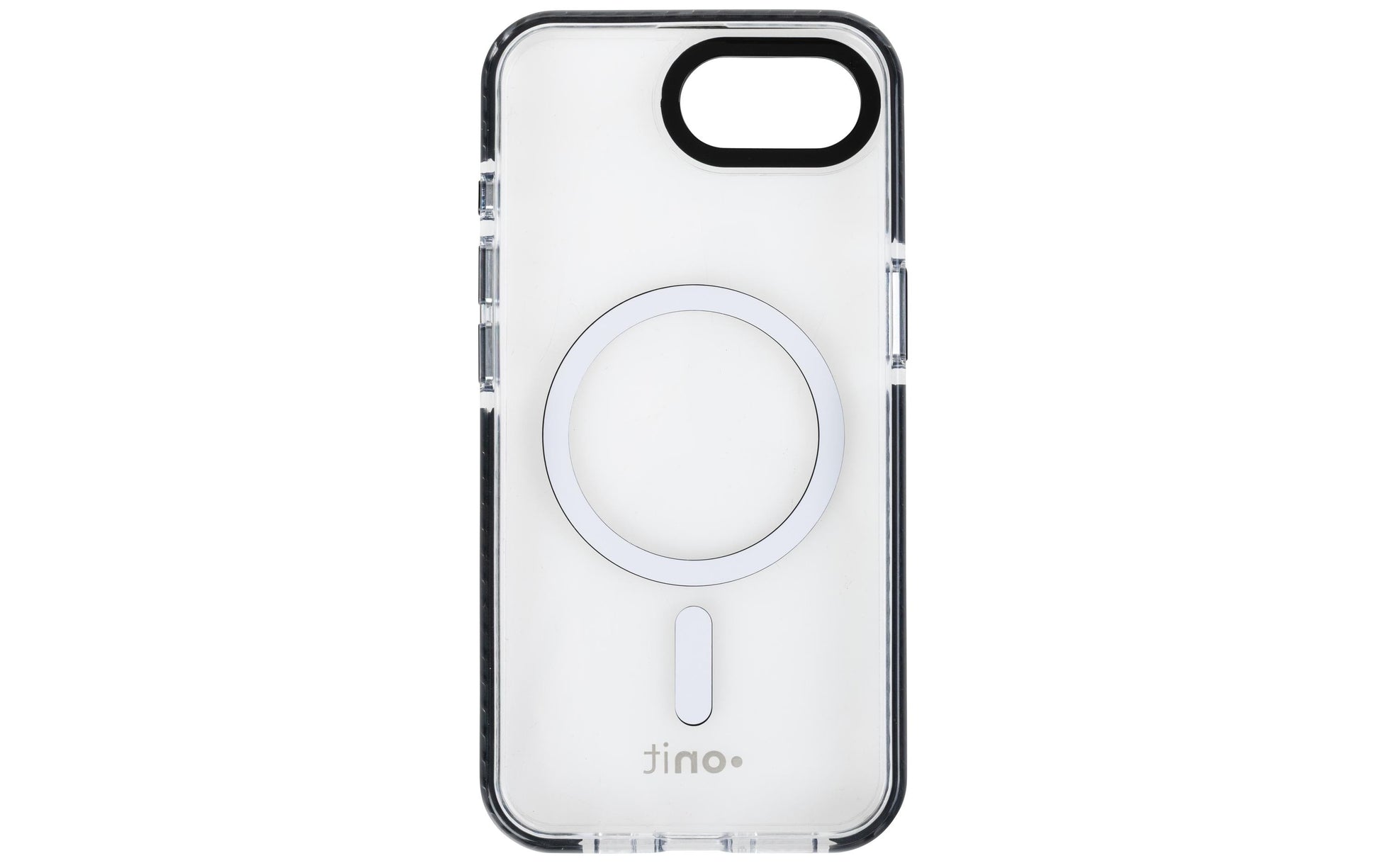 ONIT Backcover – für Apple iPhone 16e, MagSafe, PC+TPU+TPE, schwarz/transparent, bis 3 m sturzsicher