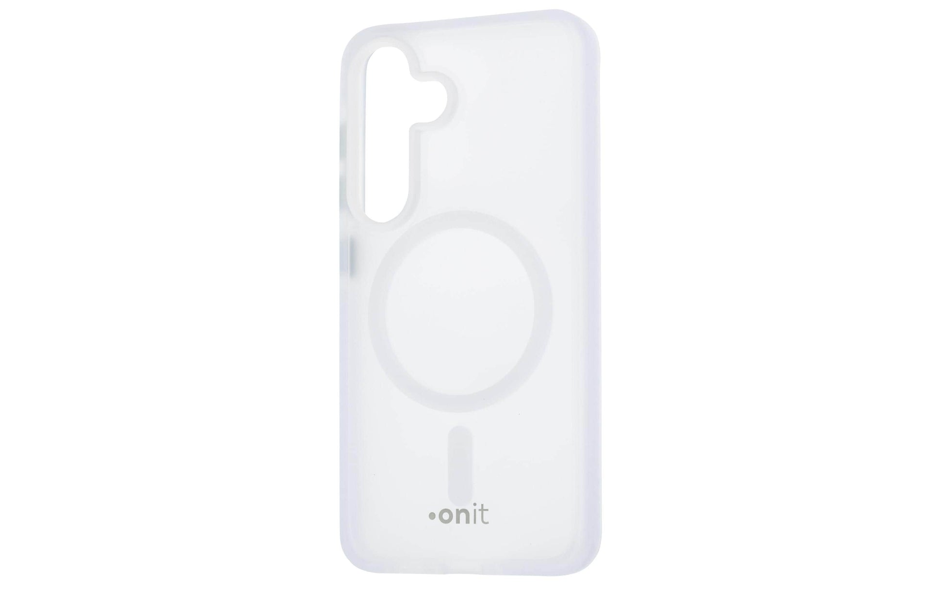 ONIT Mill.Std. Backcover – für Samsung Galaxy S25, MagSafe, PC+TPE+TPU, Weiss matt, bis 3 m Sturzschutz