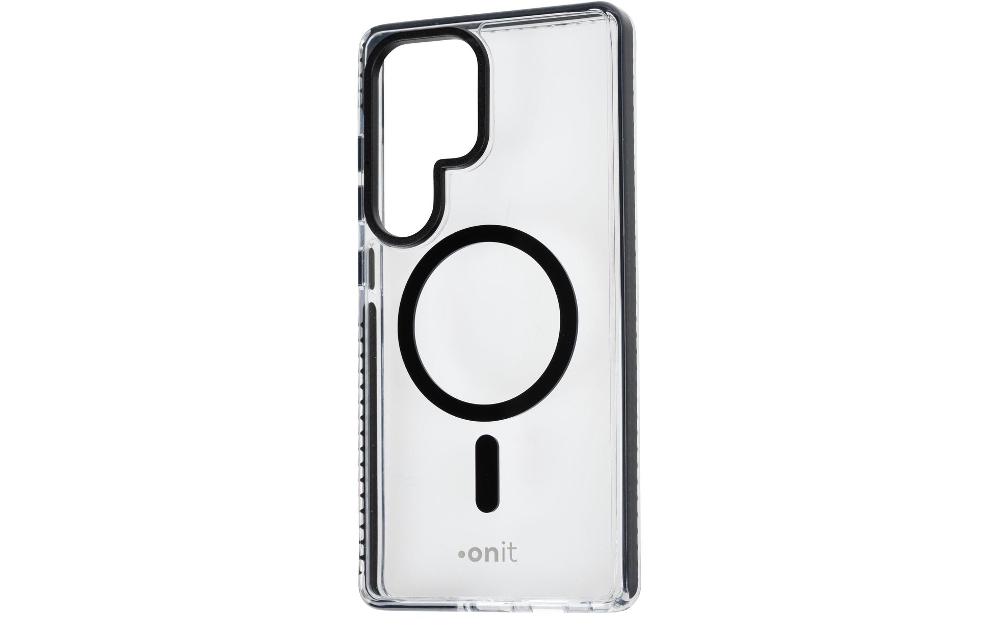 ONIT Backcover – für Samsung Galaxy S25 Ultra, MagSafe, PC+TPE+TPU, schwarz/transparent, bis 3 m sturzsicher