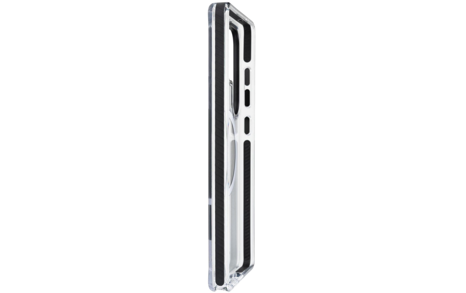 ONIT Backcover – für Samsung Galaxy S25 Ultra, MagSafe, PC+TPE+TPU, schwarz/transparent, bis 3 m sturzsicher
