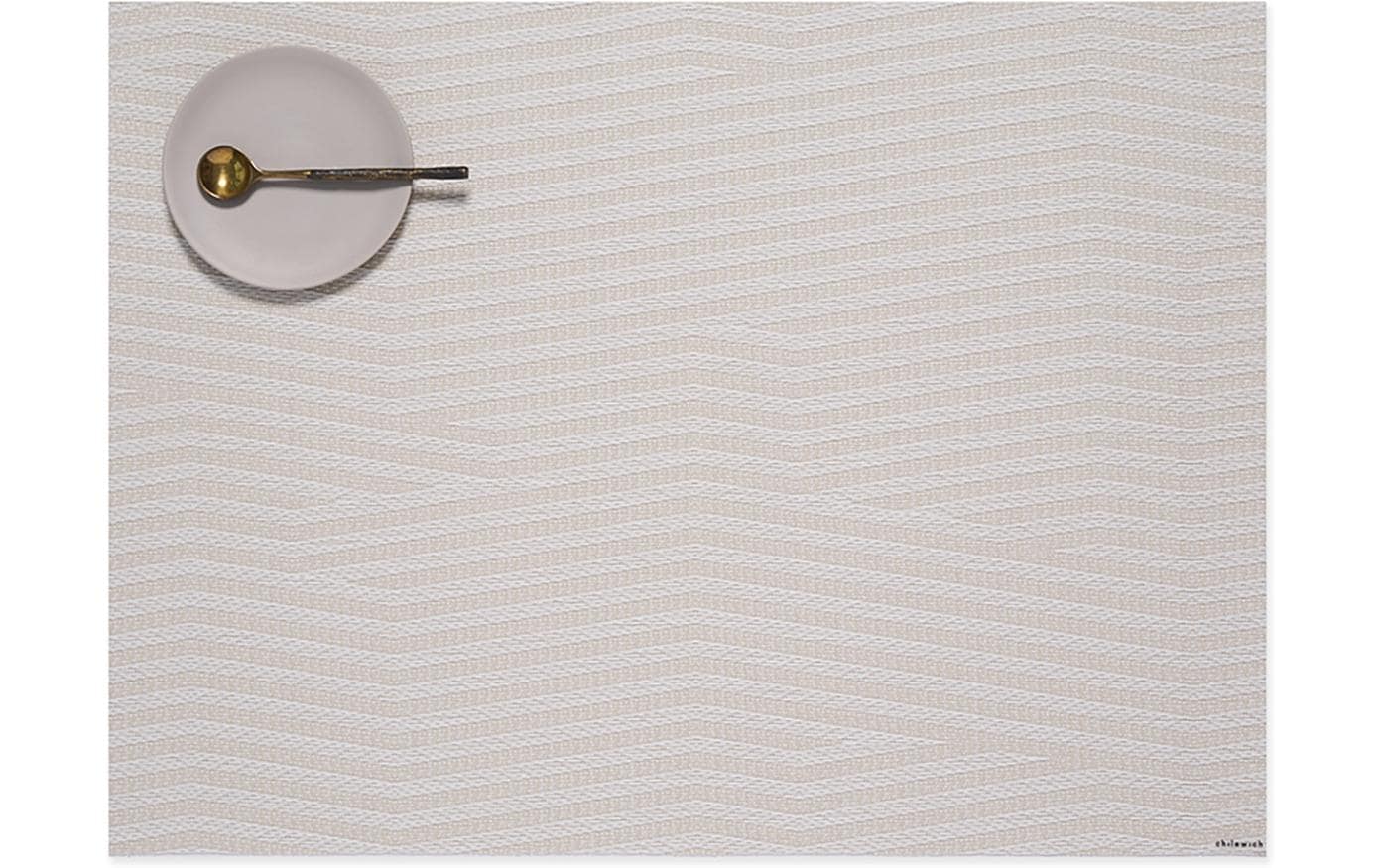 Chilewich Tischset Dune – PVC, beige, 48 × 36 cm