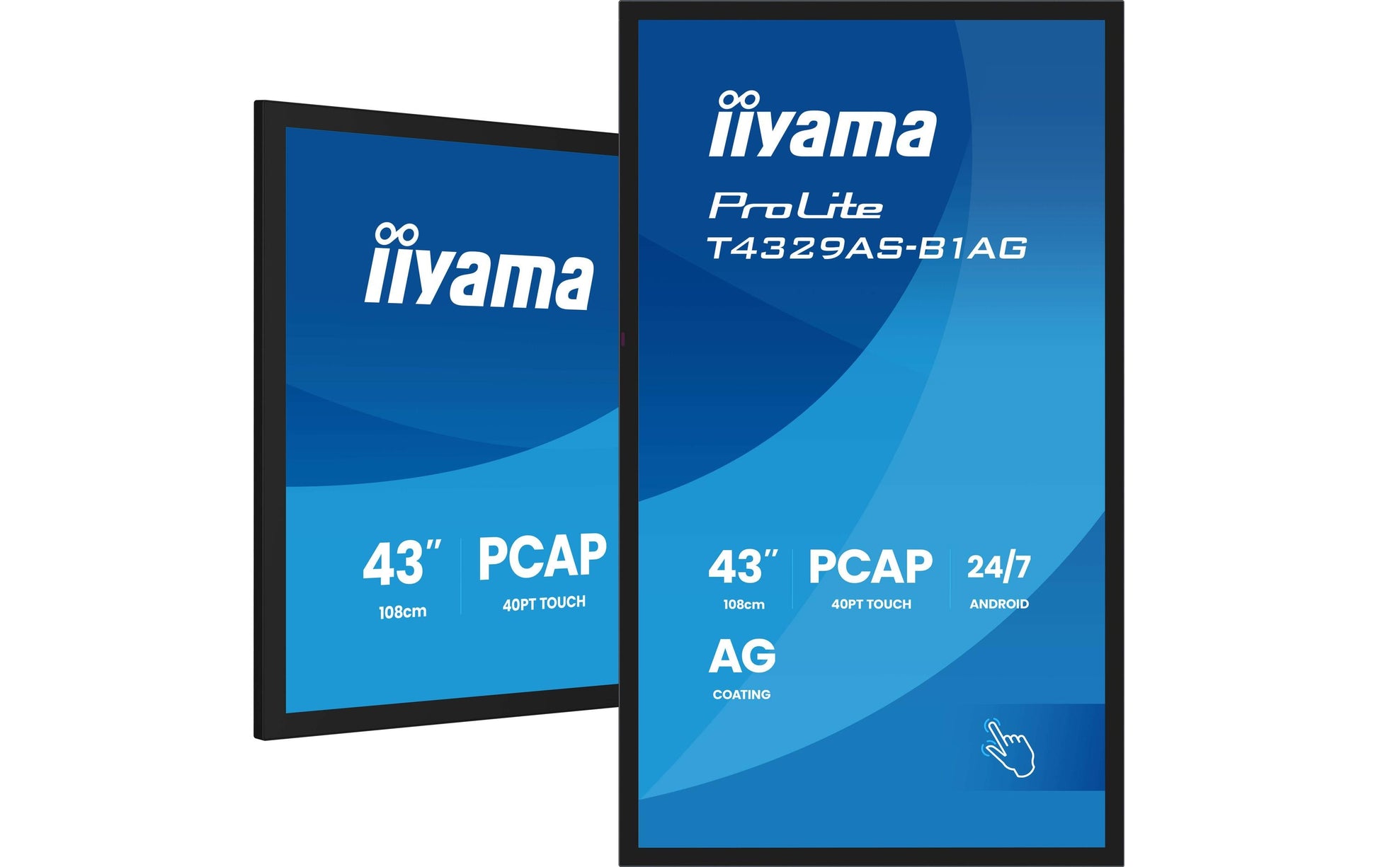 iiyama Interaktives Touch-Display, 43", Ultra HD 4K, 500 cd/m², Android