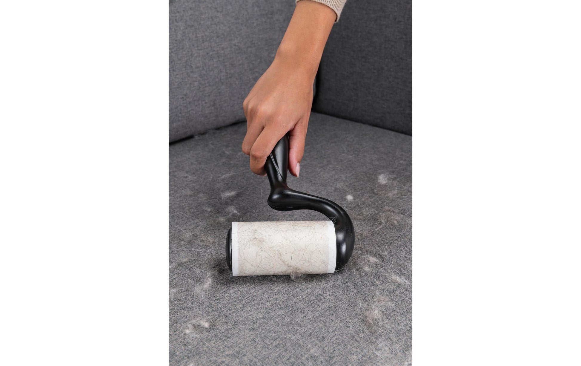 Scotch-Brite Fusselroller Pet Extra Sticky – 48 Blätter – Schwarz – Kunststoff – 14,0 × 6,0 × 20,5 cm