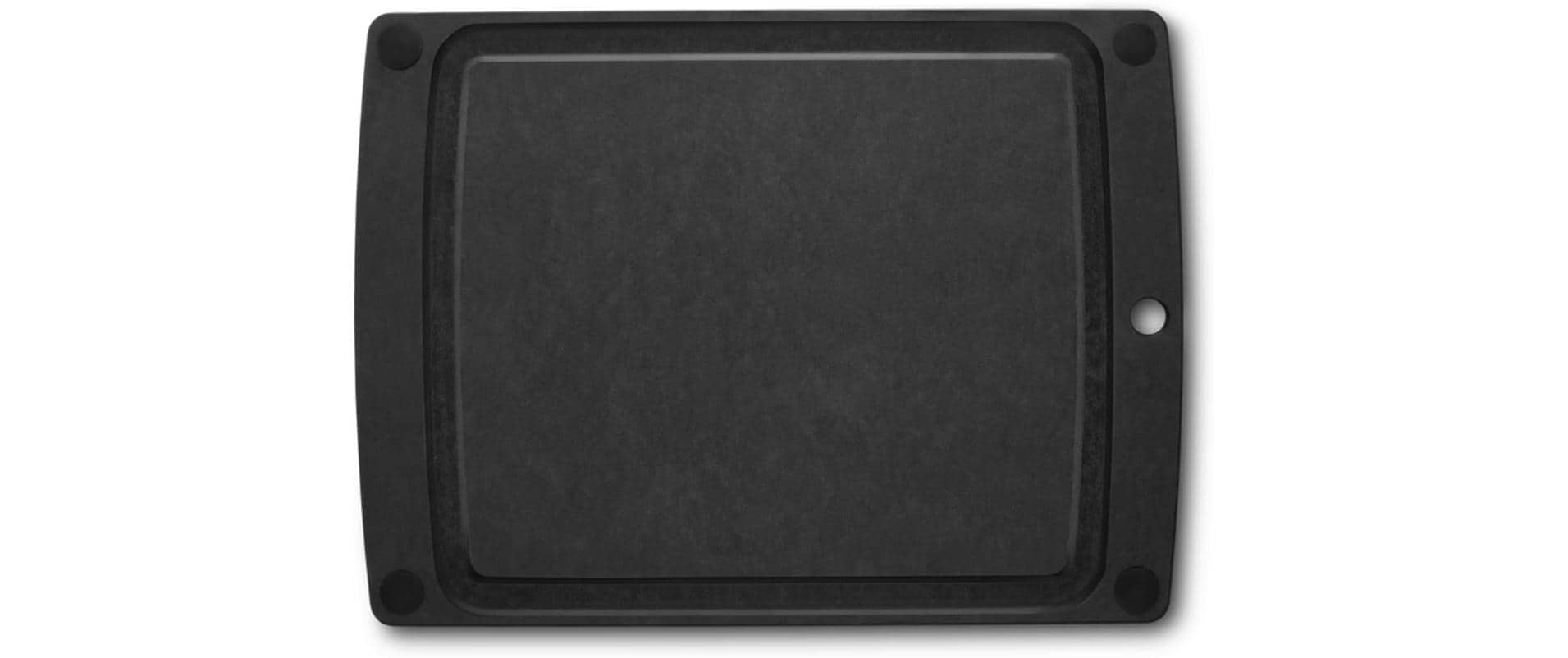 Victorinox All-in-One Schneidebrett L – 33 × 0,6 × 44,4 cm – Papierverbundstoff – Schwarz – mit Saftrille