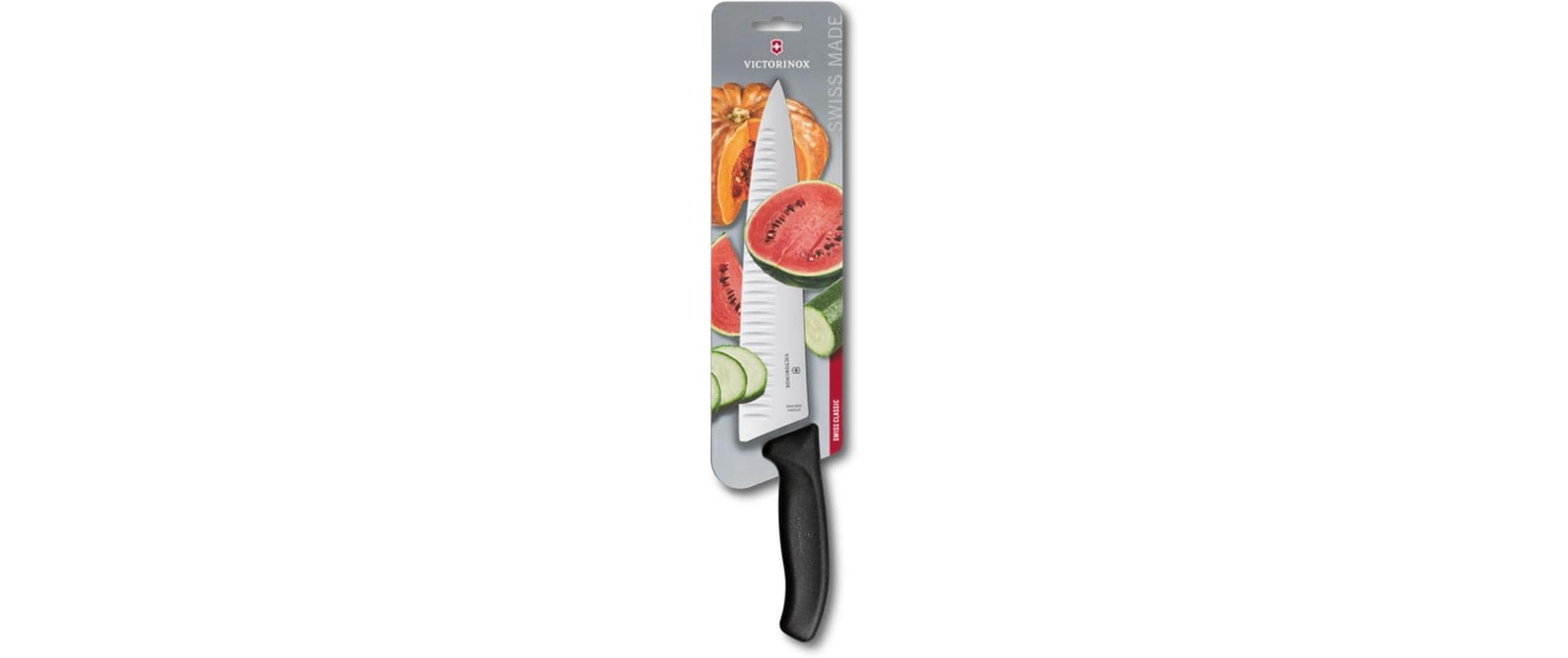 Victorinox Kochmesser 25 cm, Edelstahlklinge, Kunststoffgriff, Schwarz