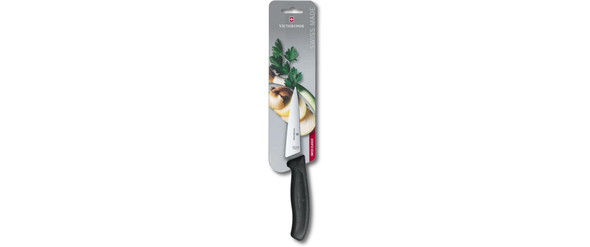 Victorinox Kochmesser 12 cm, Edelstahl, Griff Polypropylen (PP), Schwarz
