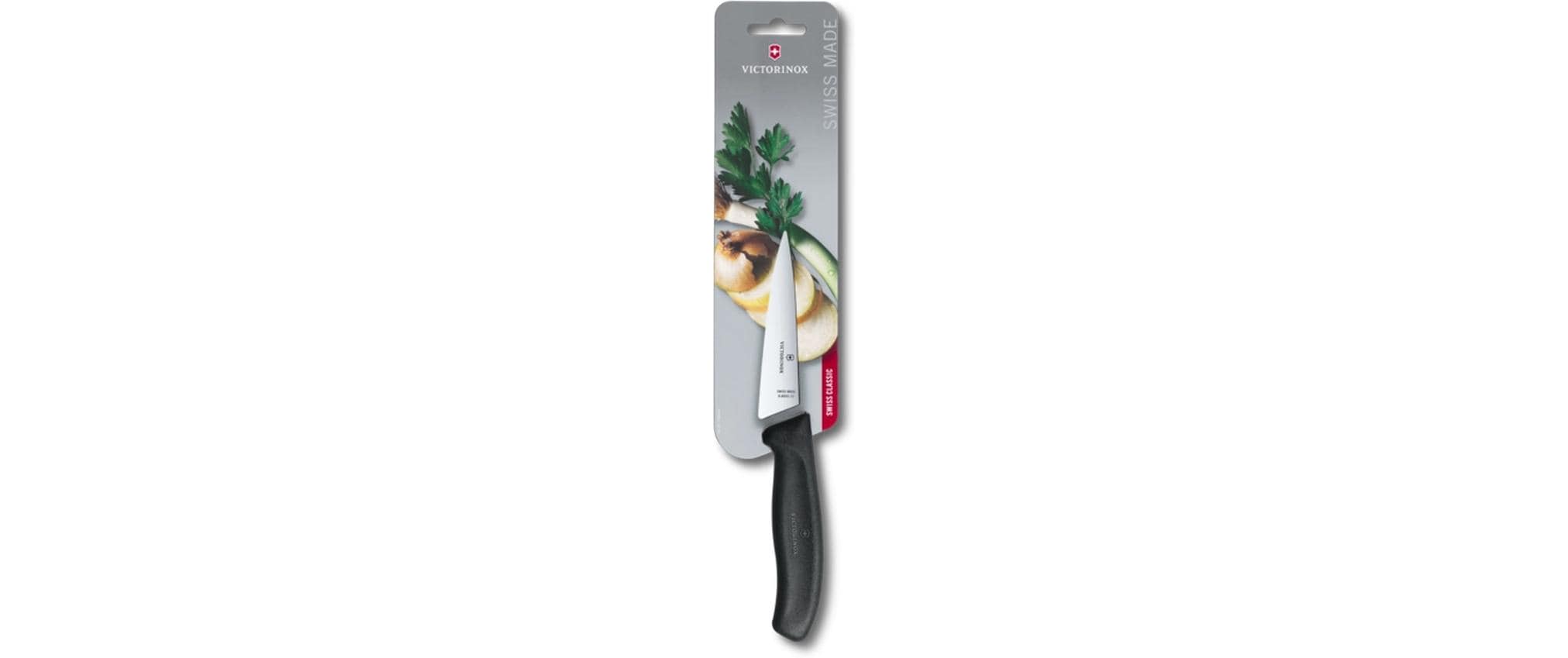 Victorinox Kochmesser 12 cm, Edelstahl, Griff Polypropylen (PP), Schwarz