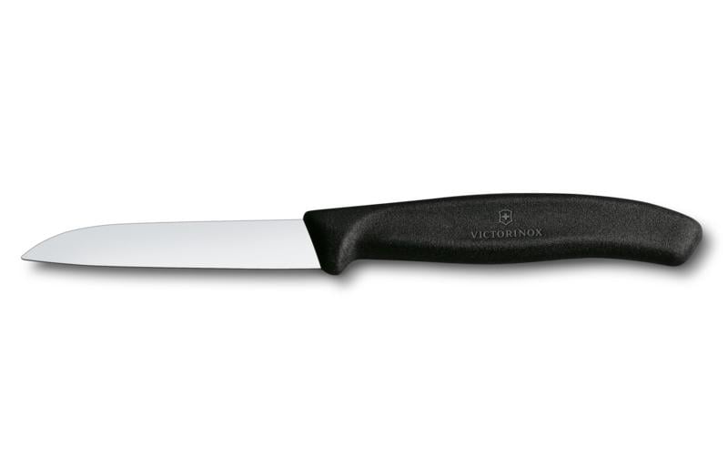 Victorinox Gemüsemesser 8 cm, Edelstahl, Griff Polypropylen (PP), Schwarz