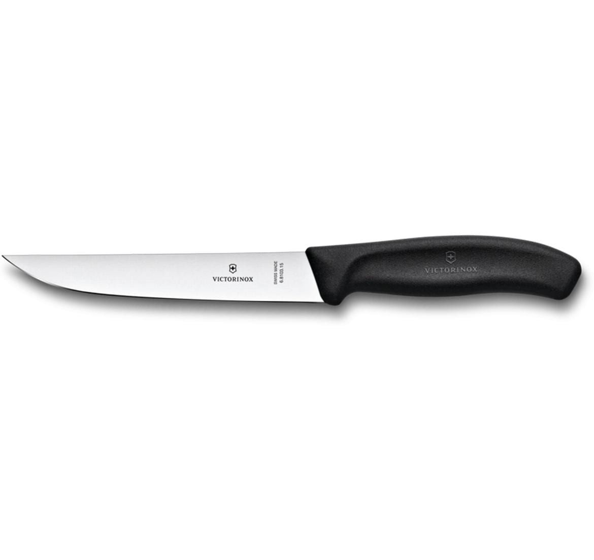 Victorinox Swiss Classic – Tranchiermesser 15 cm, Edelstahl, Polypropylen (PP) (schwarz)
